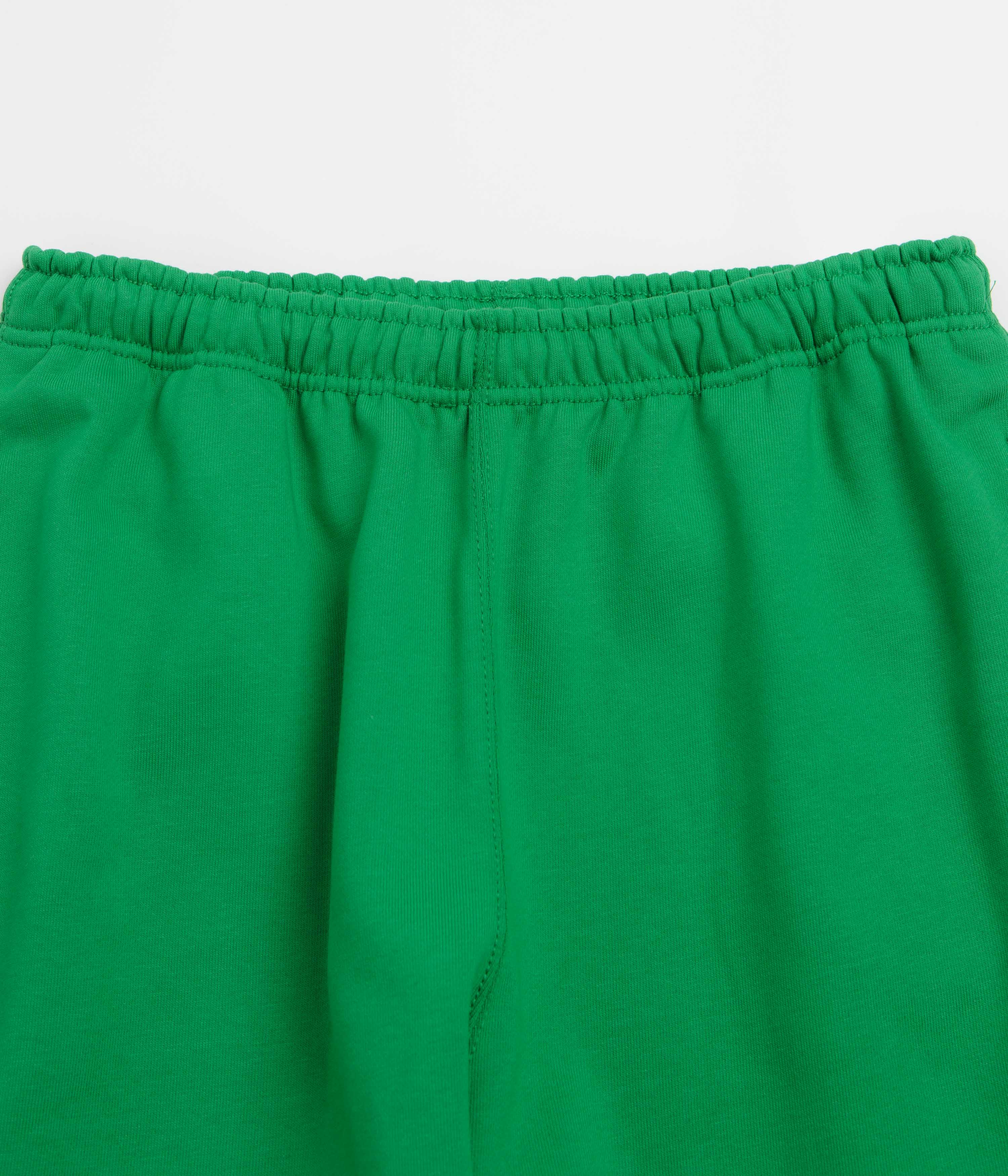 Nike Solo Swoosh Cuffed Sweatpants - Court Green / Court Green / White - Image 5