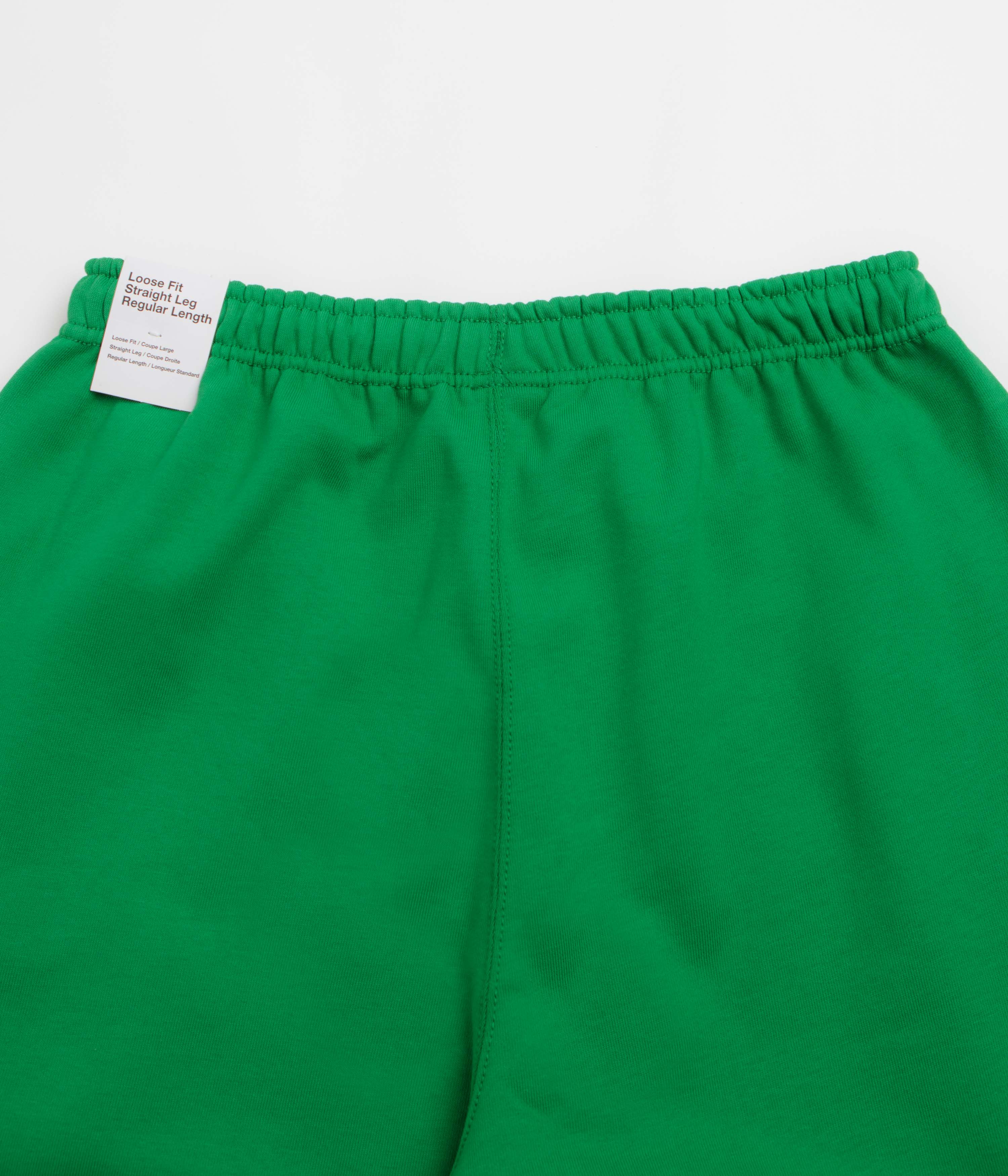Nike Solo Swoosh Cuffed Sweatpants - Court Green / Court Green / White - Image 6