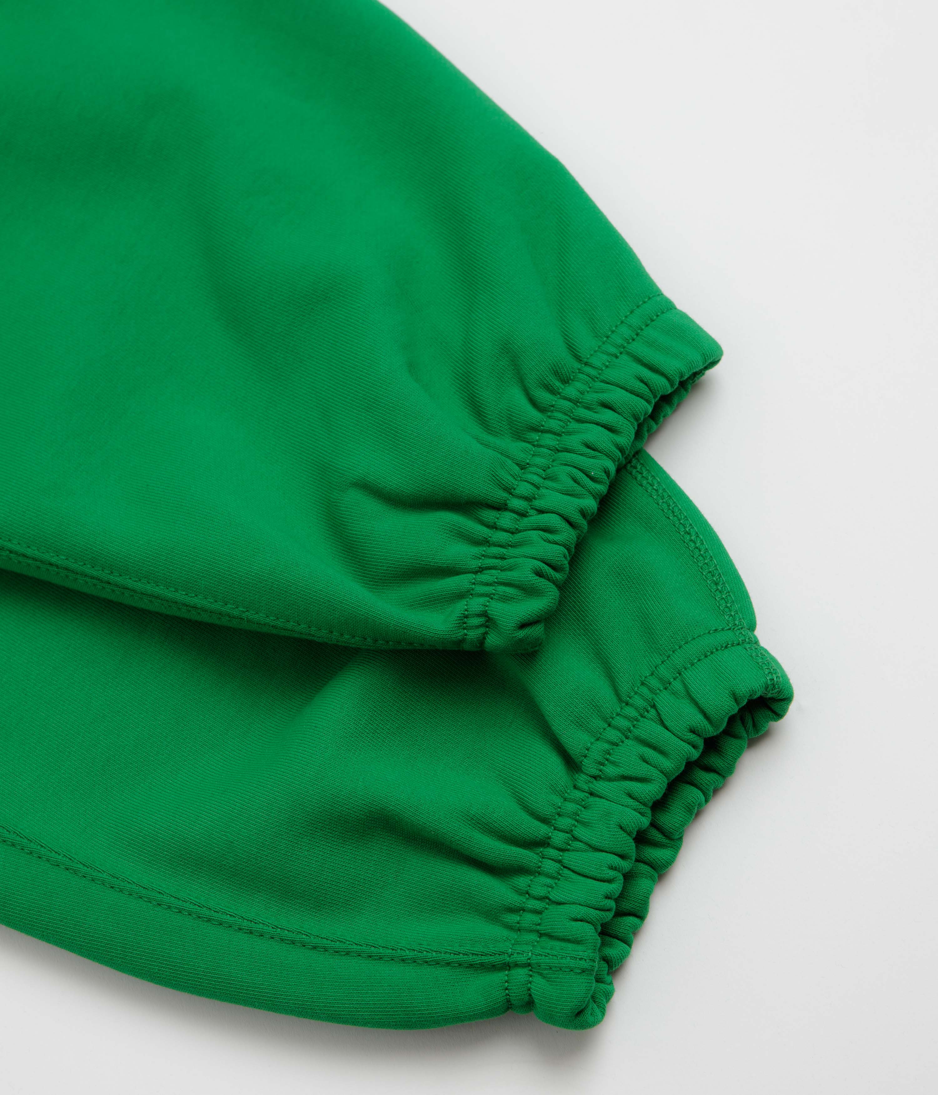 Nike Solo Swoosh Cuffed Sweatpants - Court Green / Court Green / White - Image 7