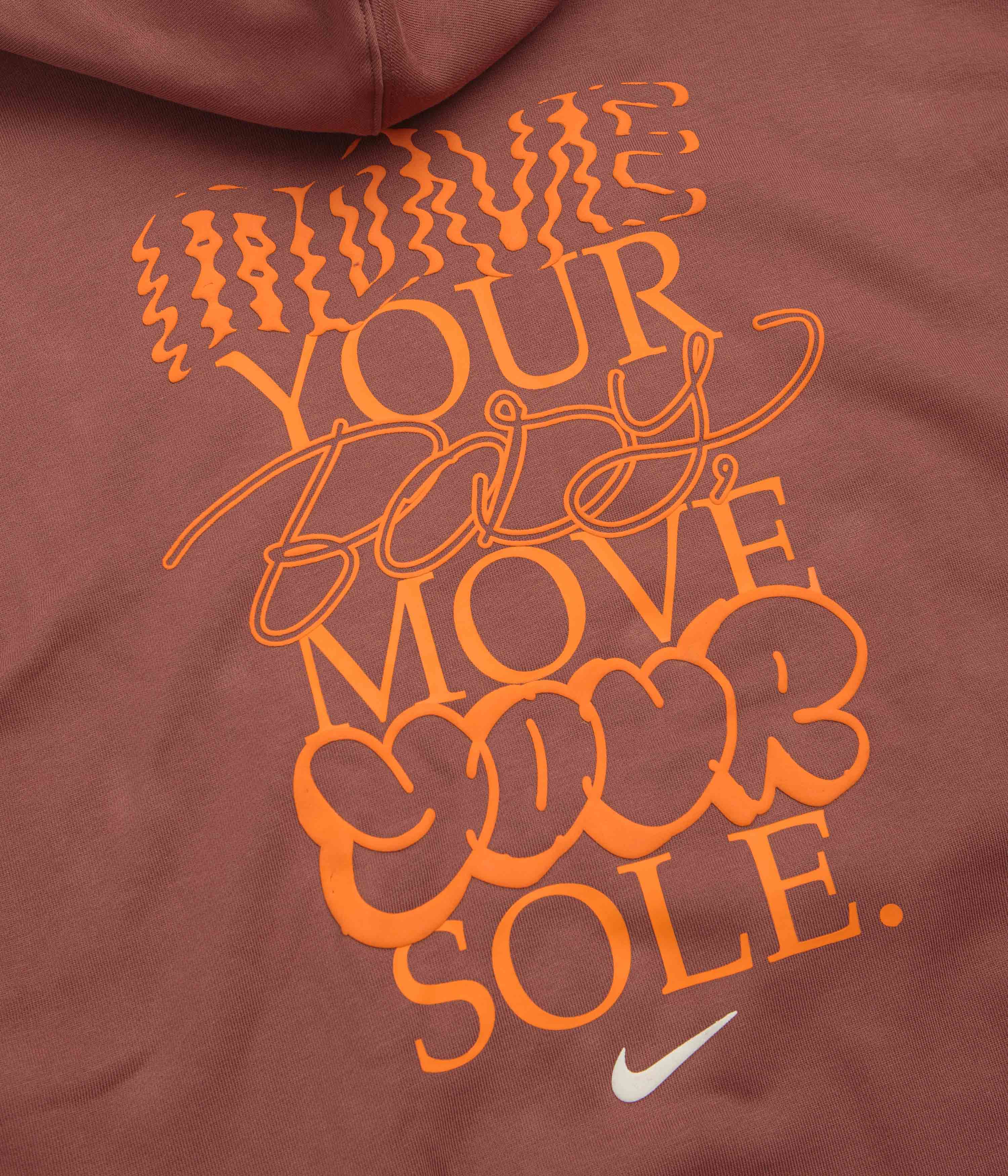 Nike Solo Swoosh GPX Hoodie - Red Sepia - Image 5