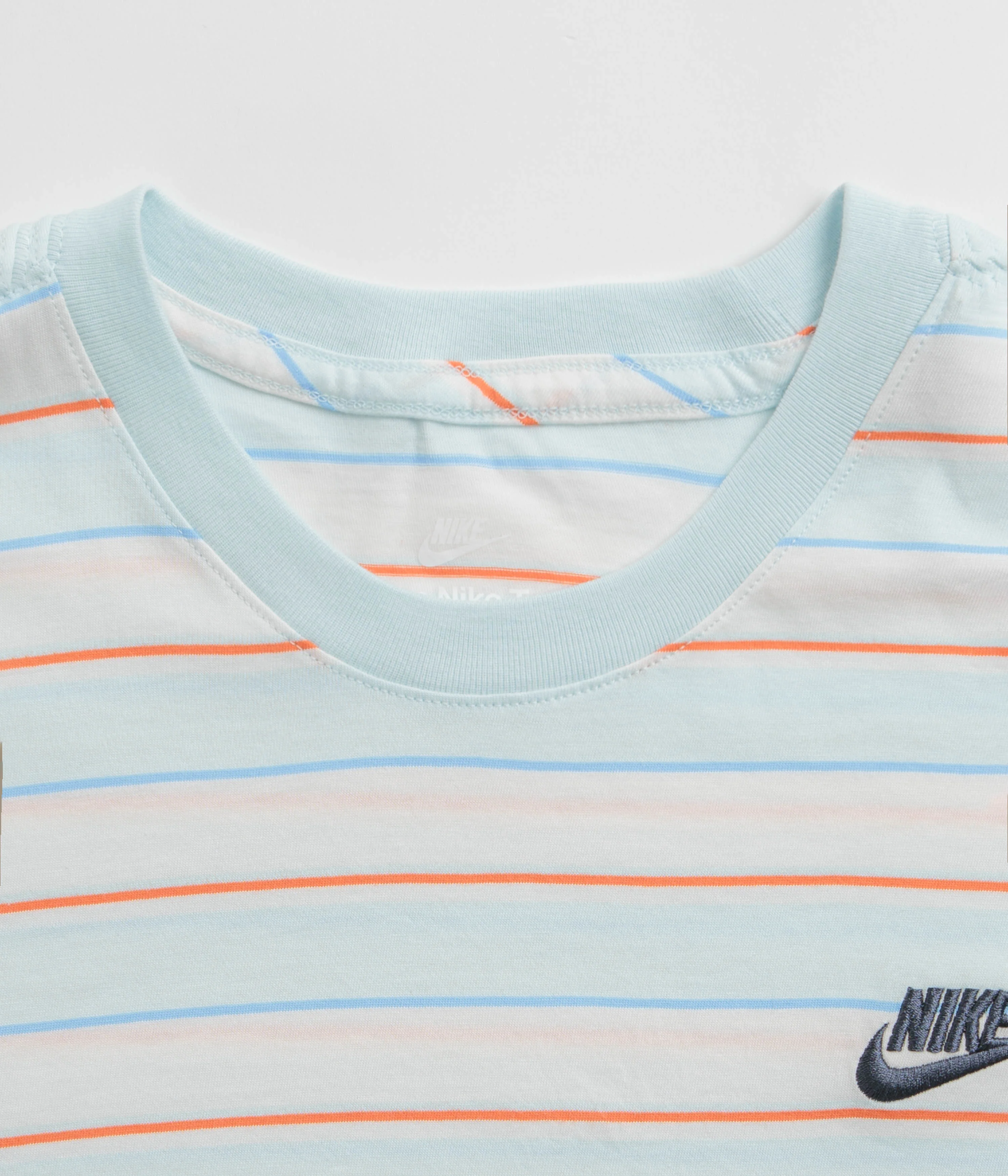 Nike Stripe Club T-Shirt - Glacier Blue / Thunder Blue - Image 2