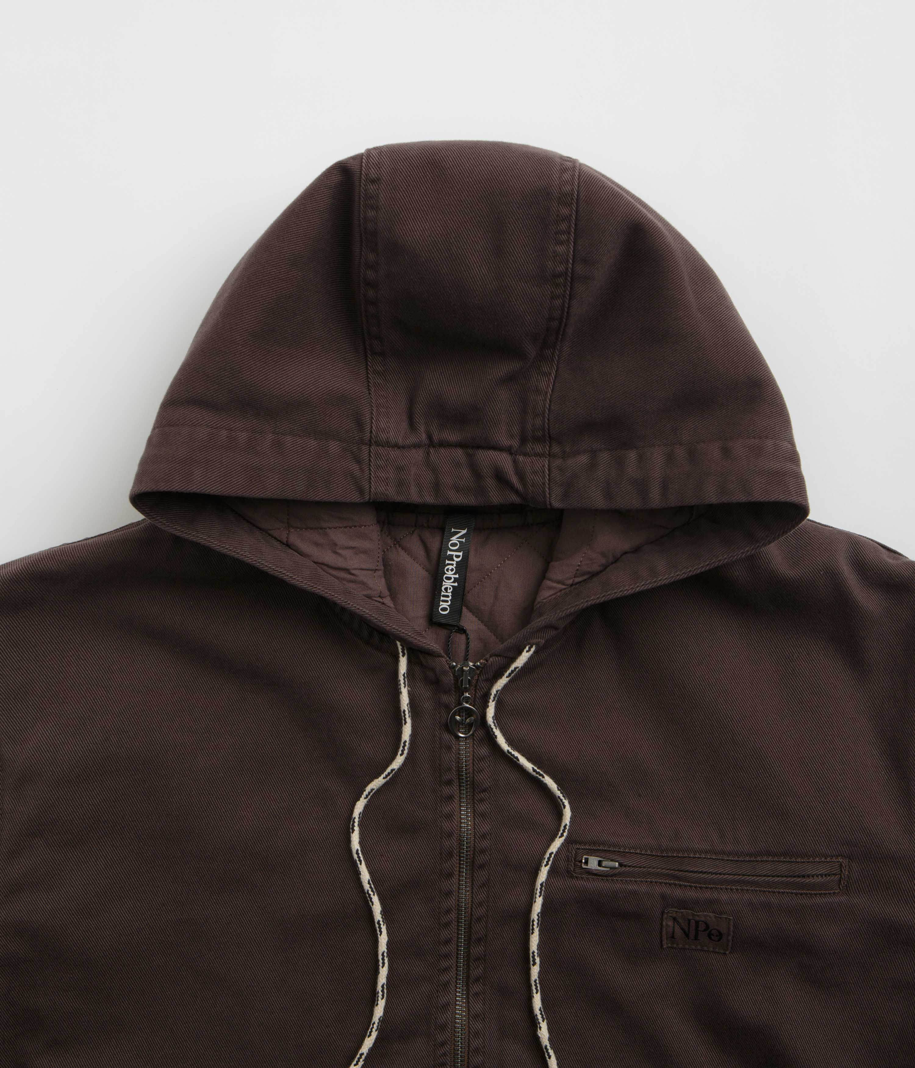 No Problemo No Problemo Workwear Jacket - Brown - Image 5