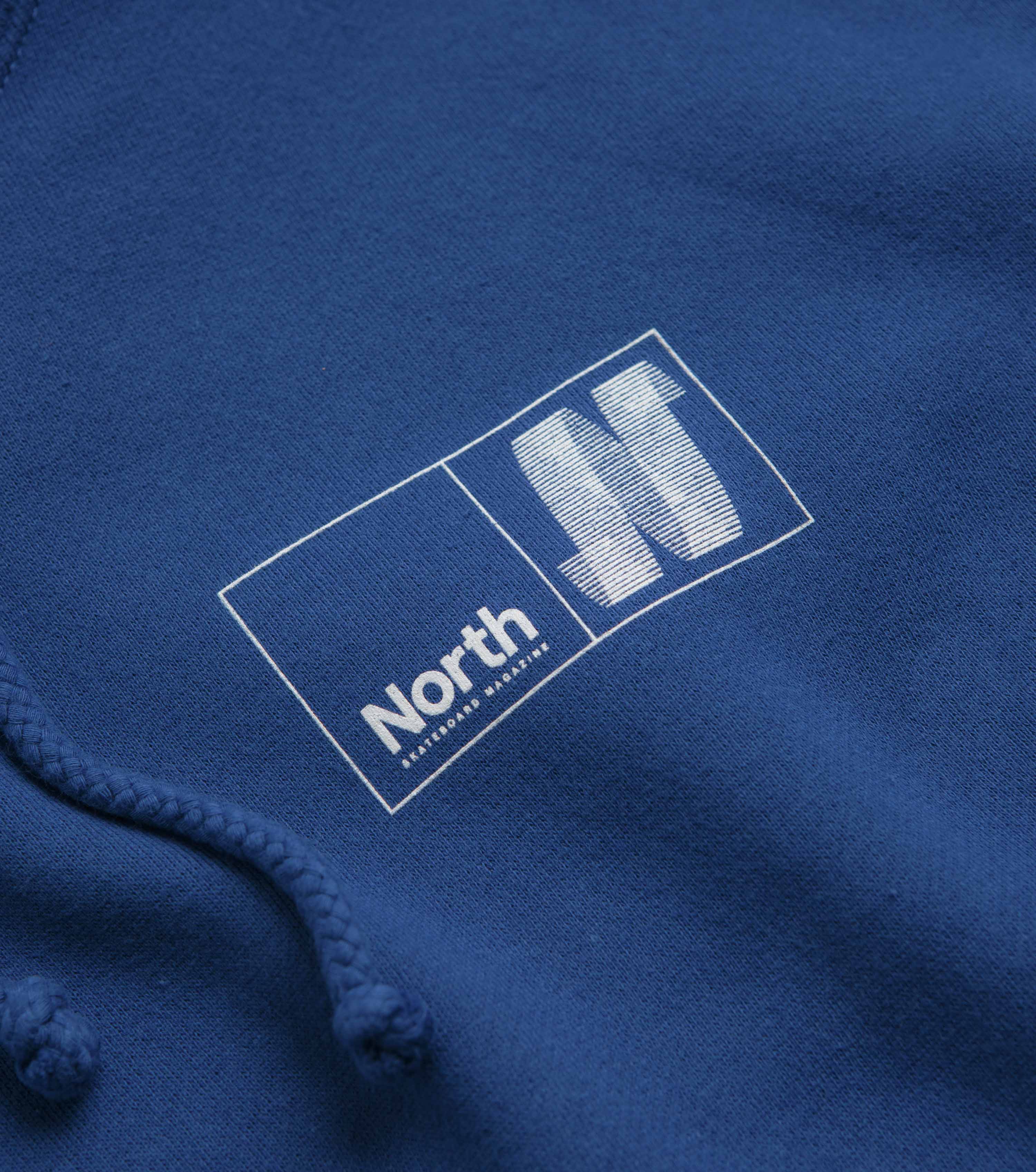 North N Logo Hoodie - Royal Blue / White - Image 4