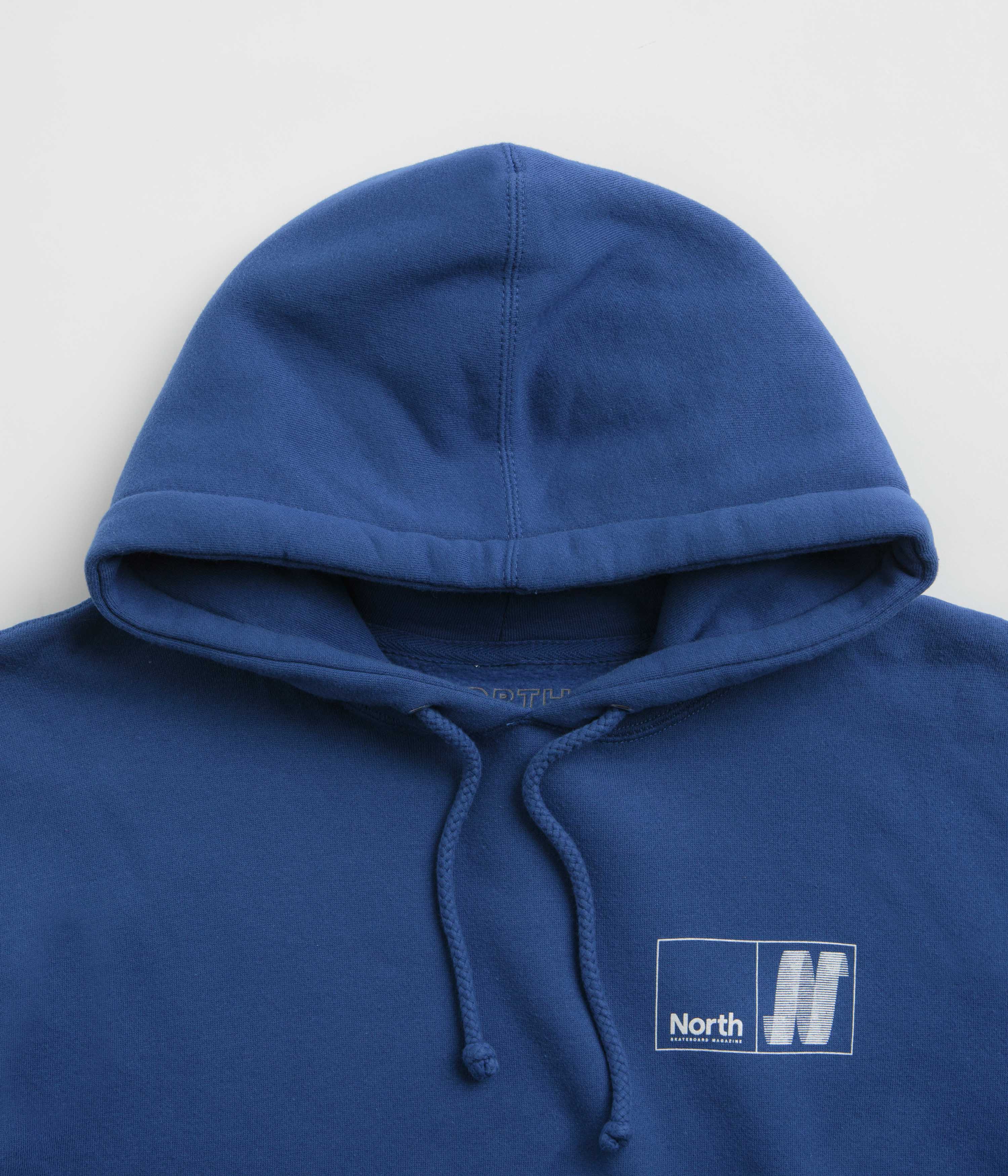 North N Logo Hoodie - Royal Blue / White - Image 5