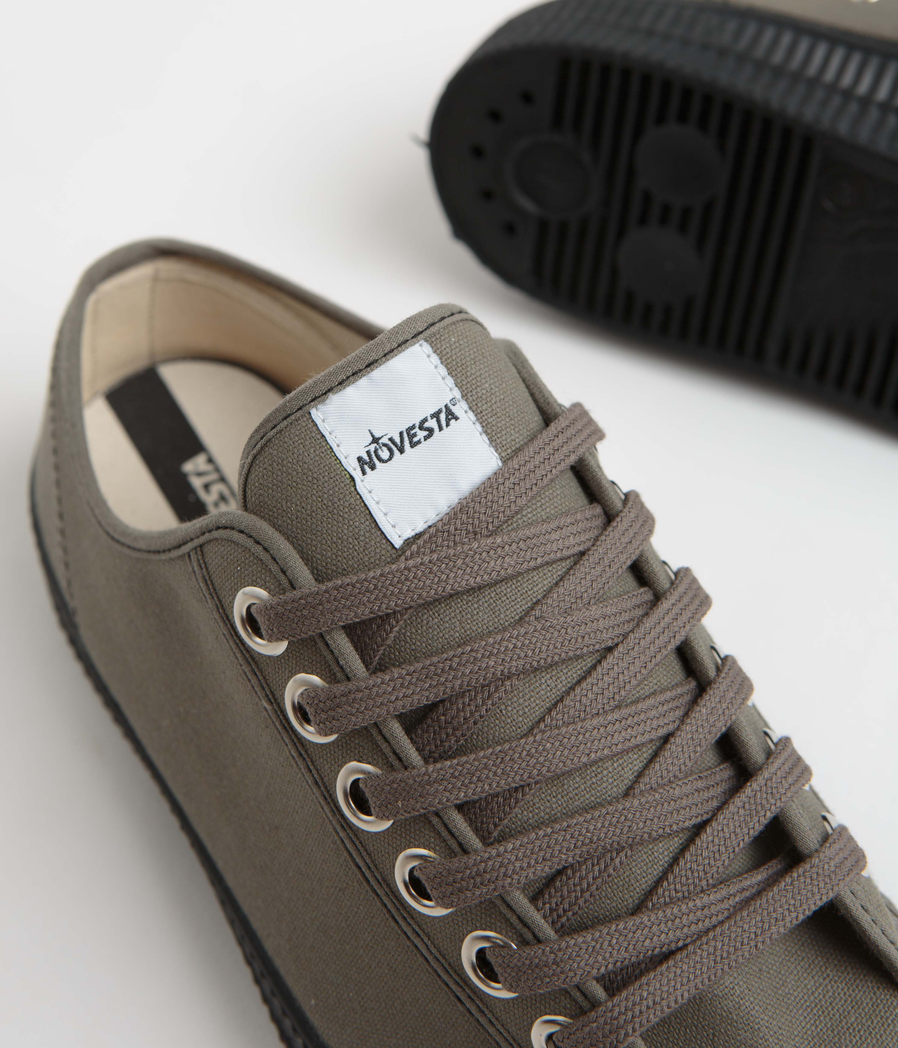 Novesta Star Master Contrast Stitch Shoes - 26 Grey / 60 Black / 615 Black - Image 3