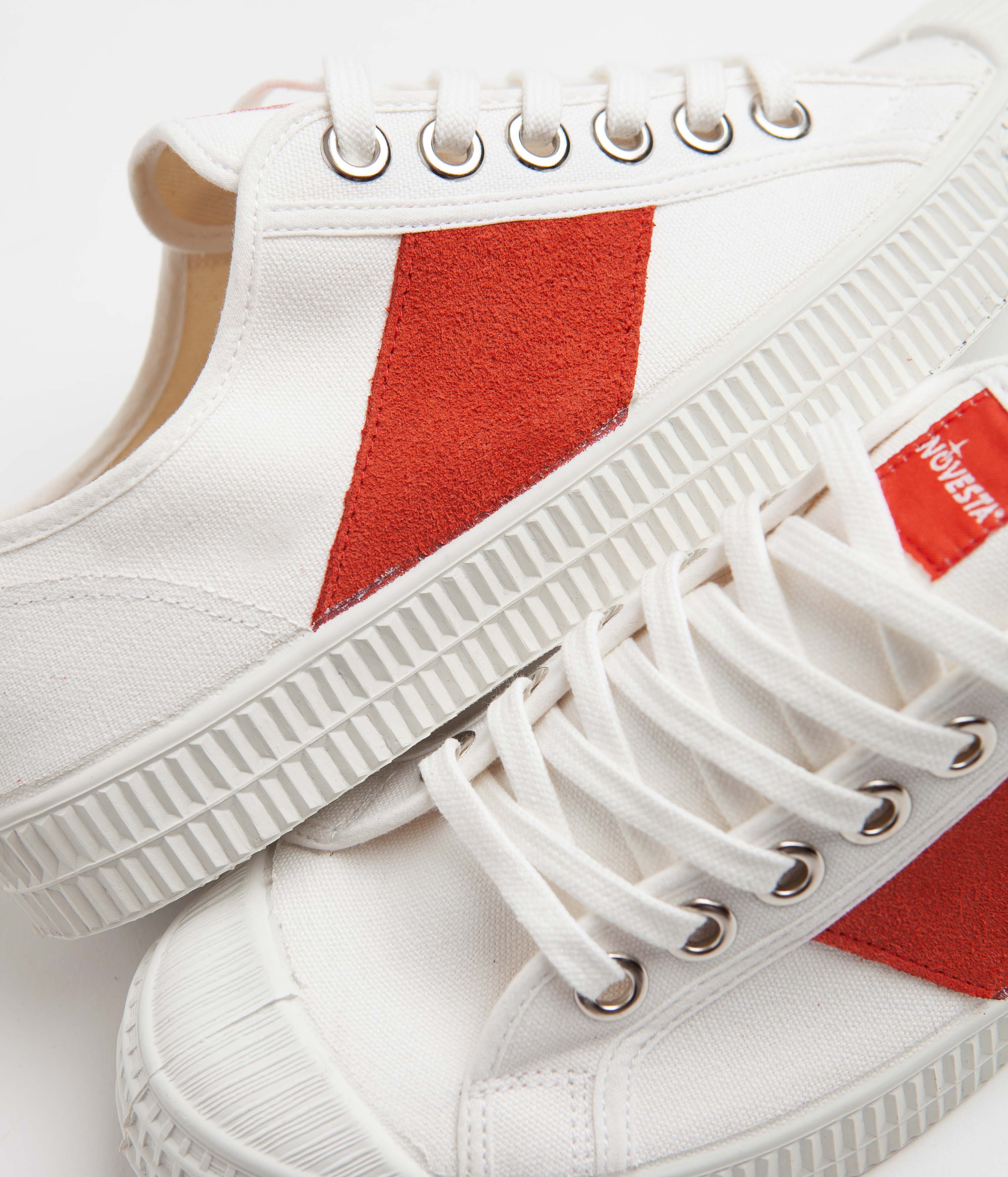 Novesta Star Master Shoes - 10 White / Red / 110 White - Image 3