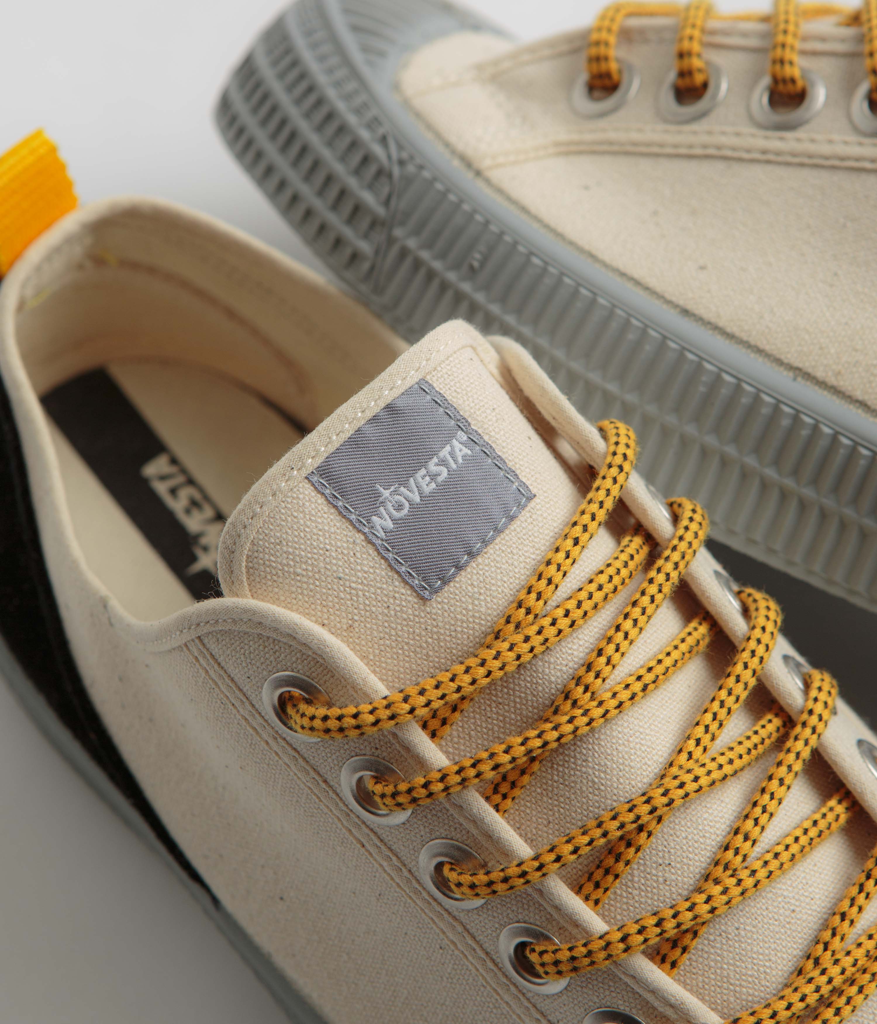 Novesta Star Master Summer Hiker Shoes - 99 Beige / Black / 212 Grey - Image 3