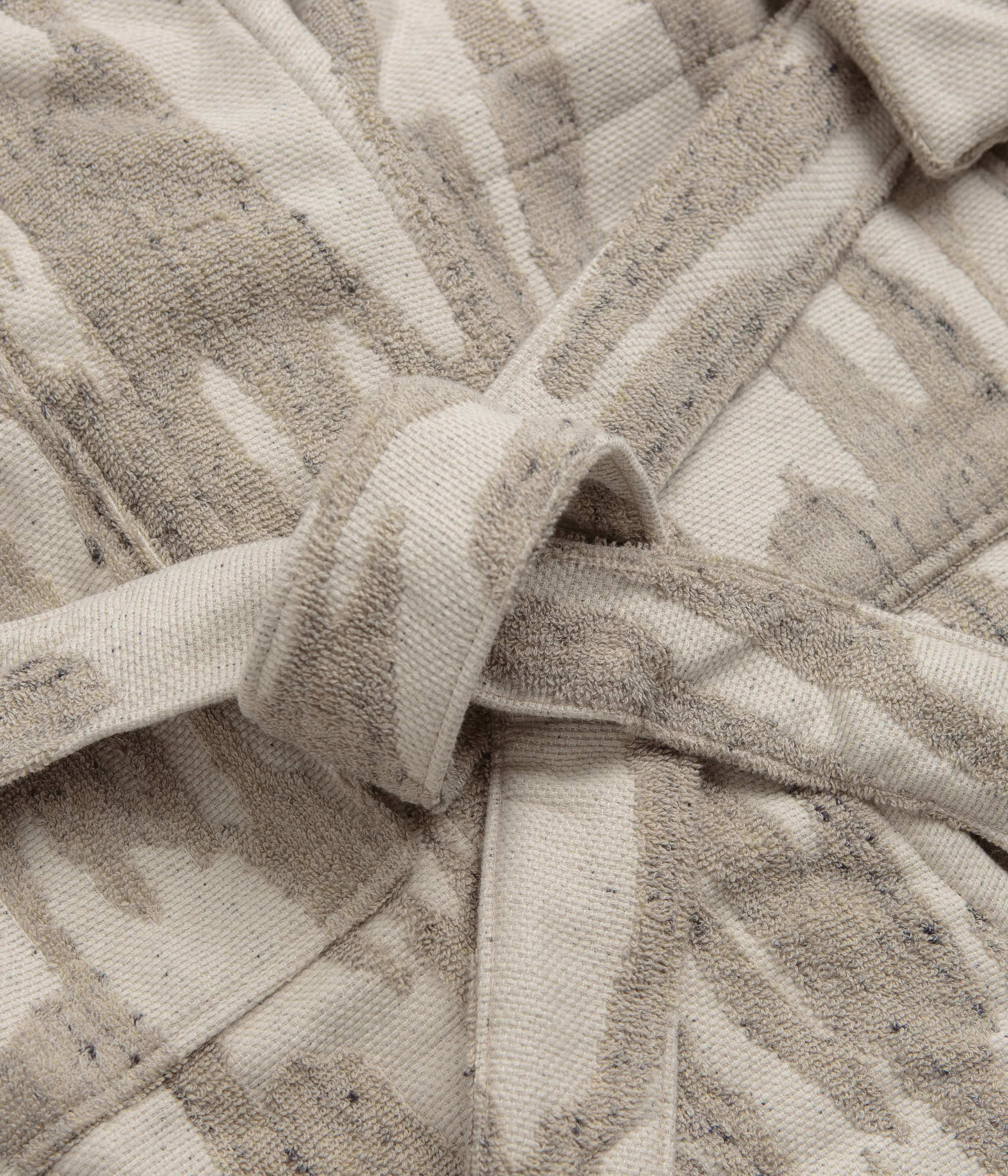 OAS Linen Terry Statement Robe - Fern - Image 4