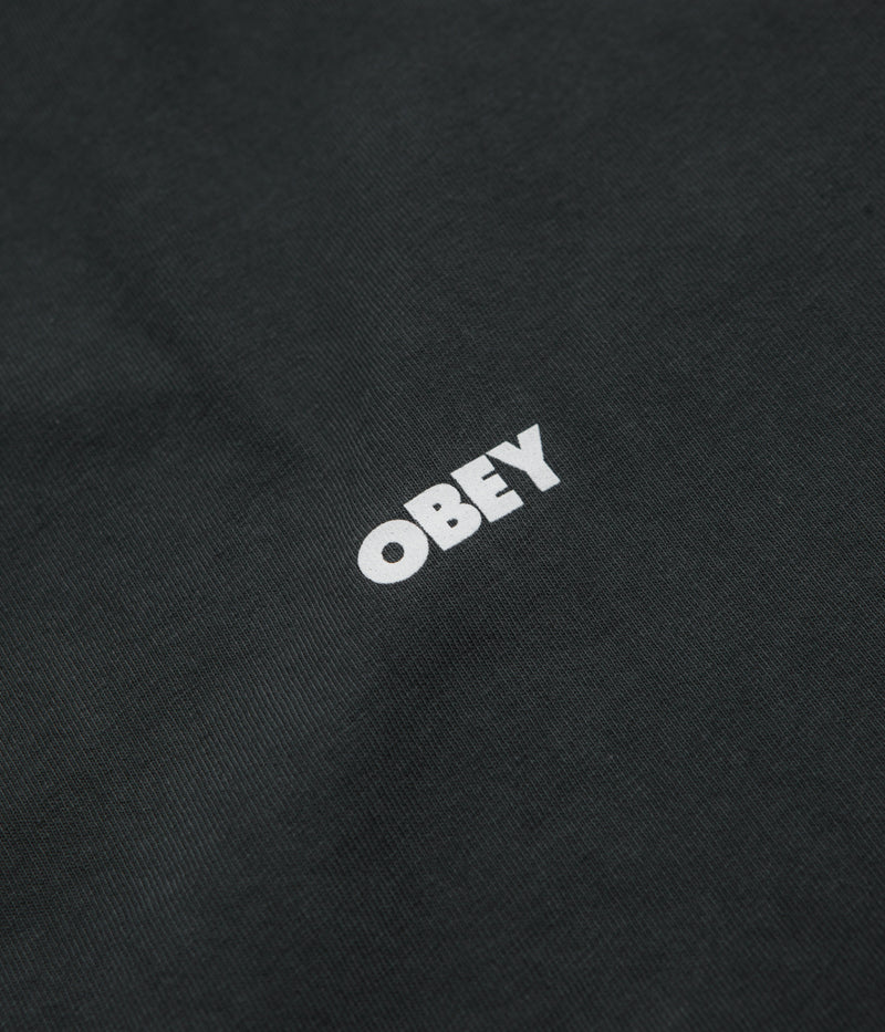Obey Bold Icon Face T-Shirt - Pigment True Vintage Black - Image 3