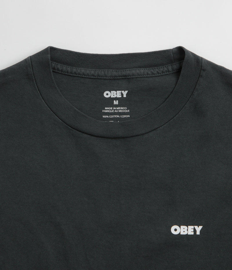 Obey Bold Icon Face T-Shirt - Pigment True Vintage Black - Image 4
