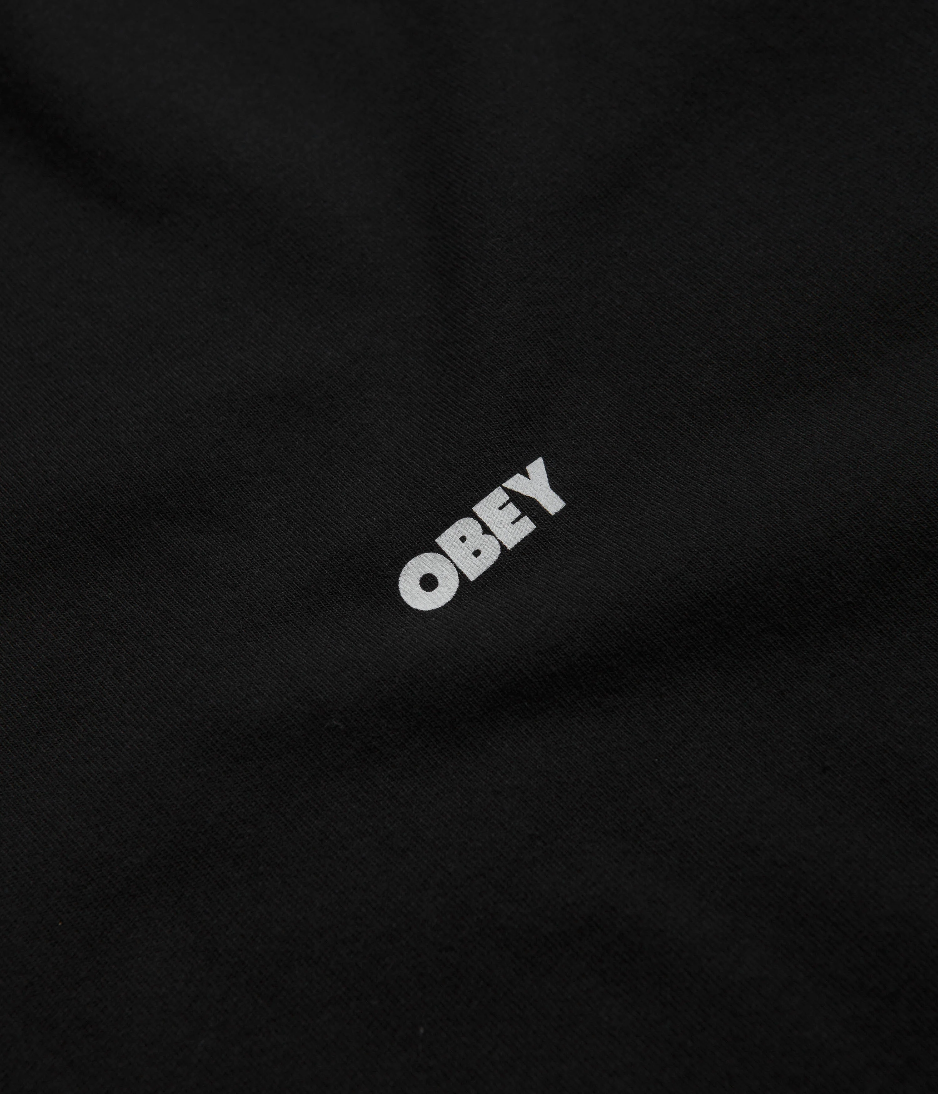 Obey Bold Icon Heavyweight T-Shirt - Jet Black - Image 3