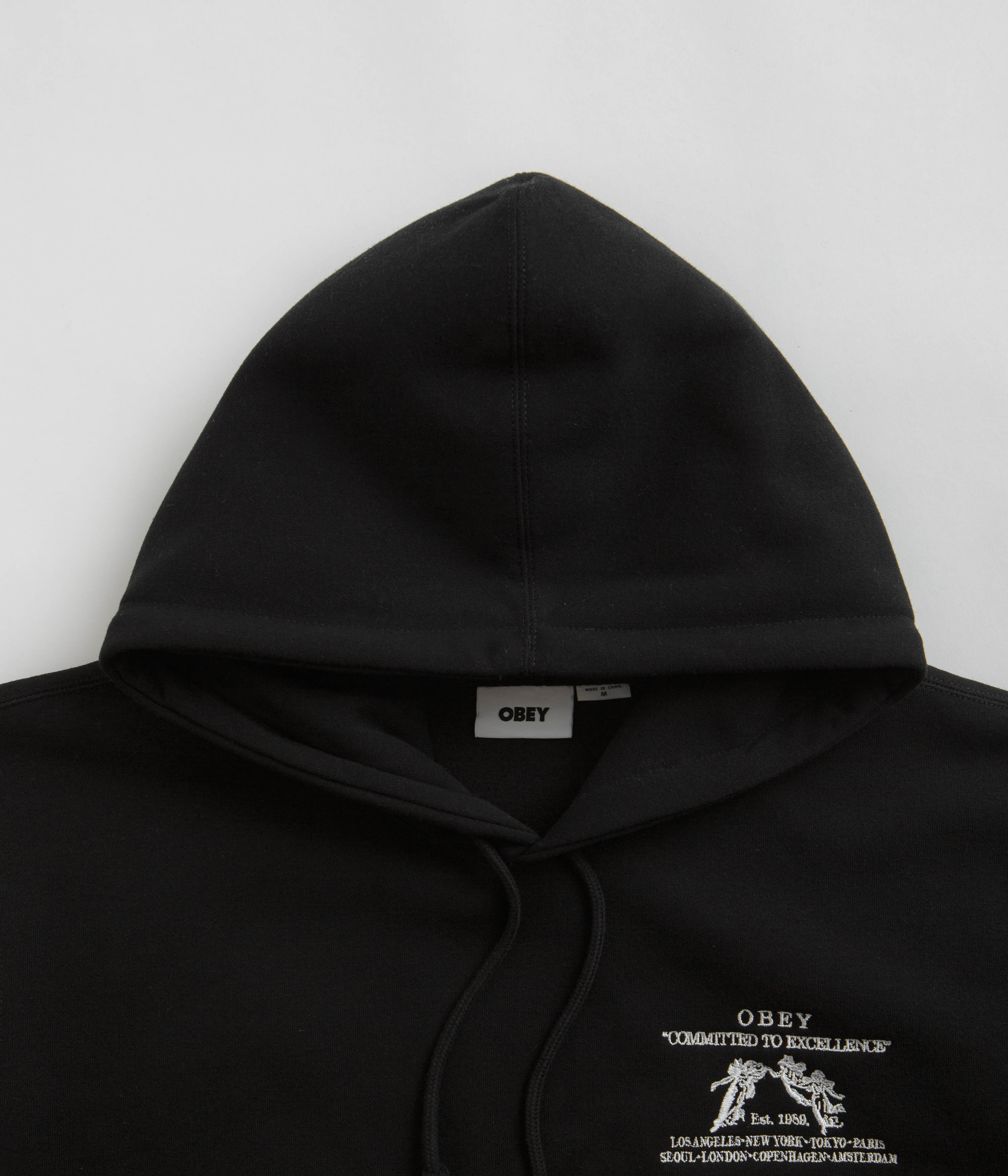 Obey Excellence Hoodie - Black - Image 5