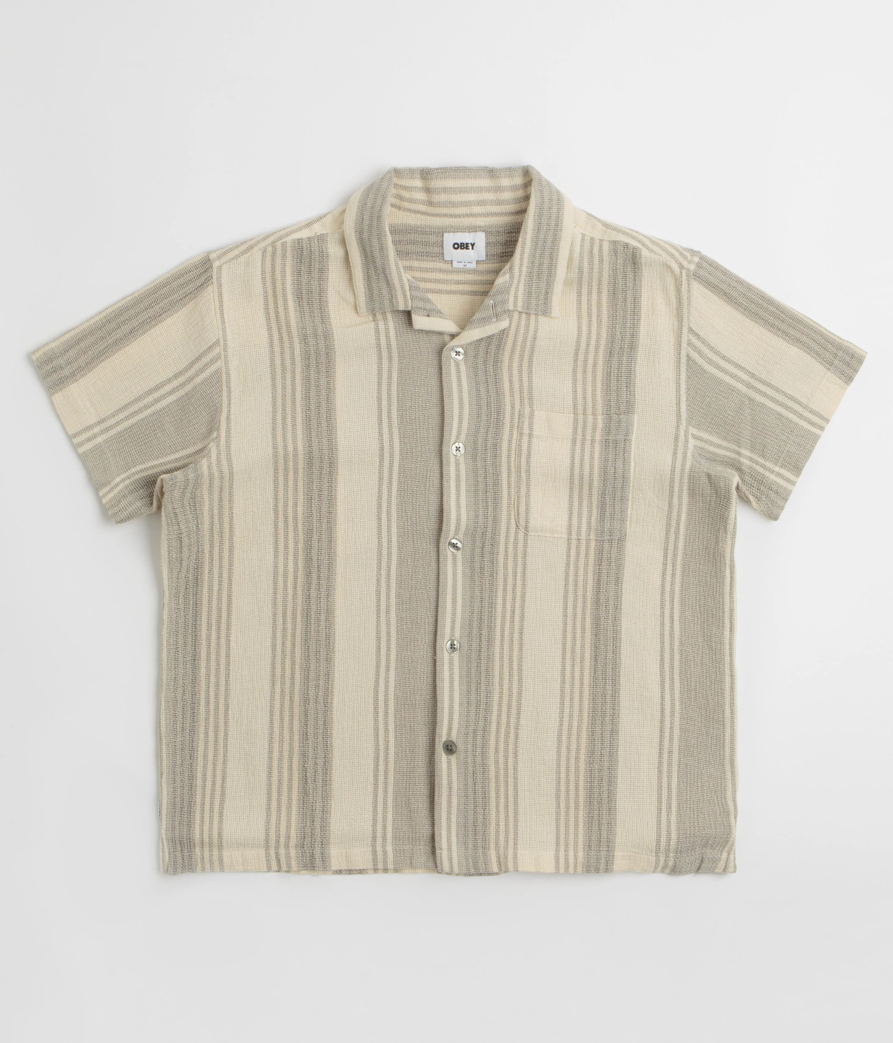Obey Frazer Short Sleeve Shirt - Birch Multi