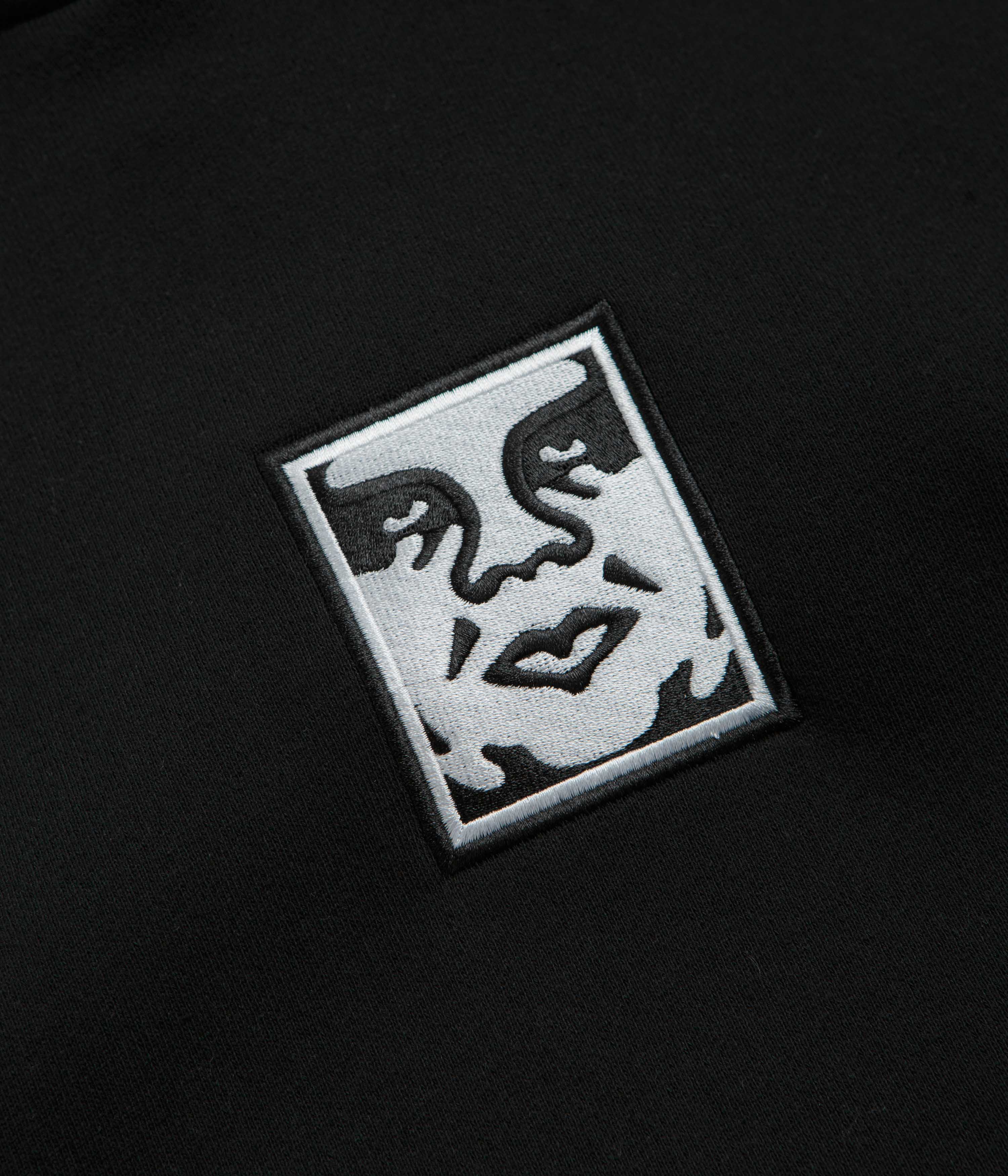 Obey Icon Extra Heavy Hoodie - Black - Image 3