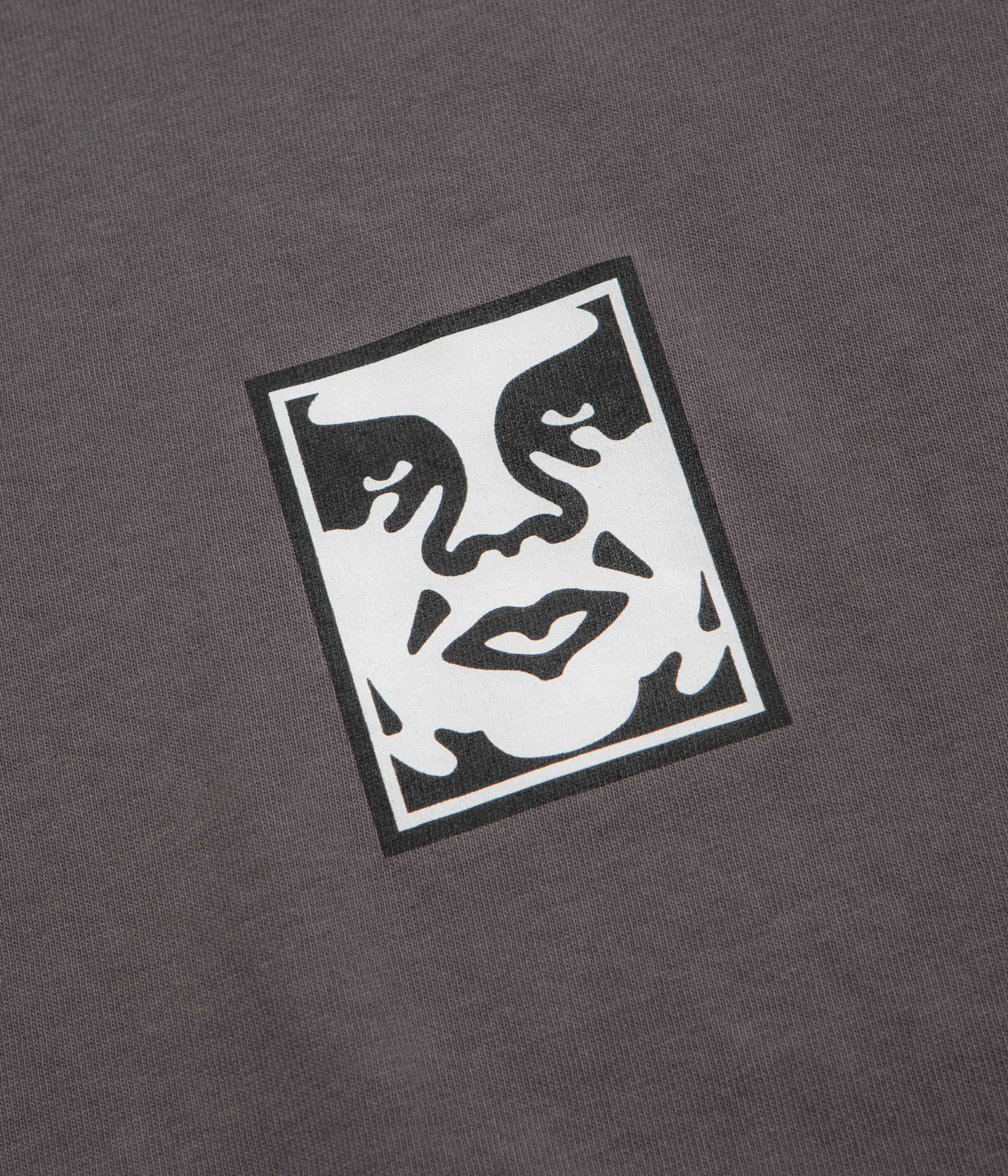 Obey Icon Face T-Shirt - Pigment Dusty Black - Image 3