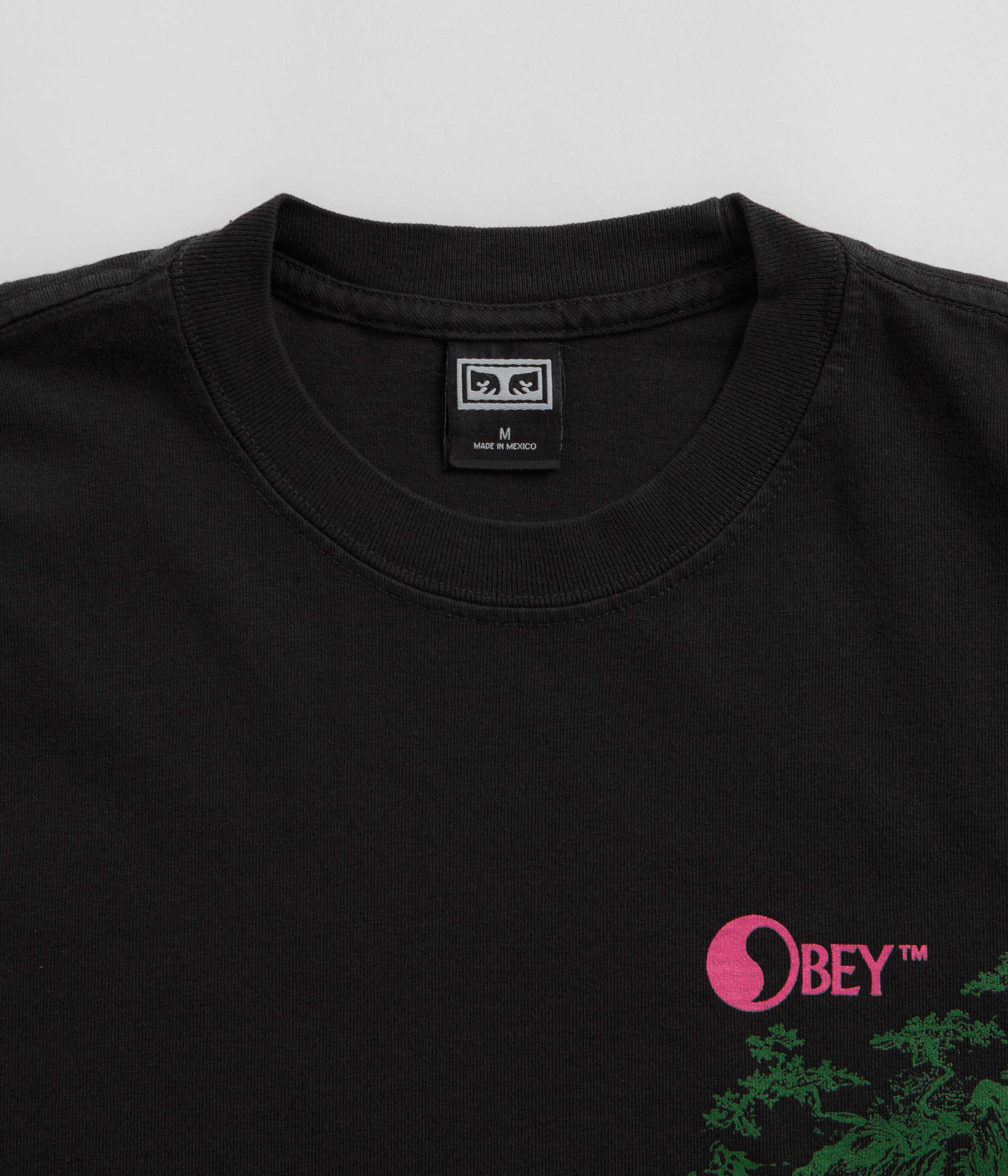 Obey Let Your Worries Fade Away T-Shirt - Vintage Black - Image 4