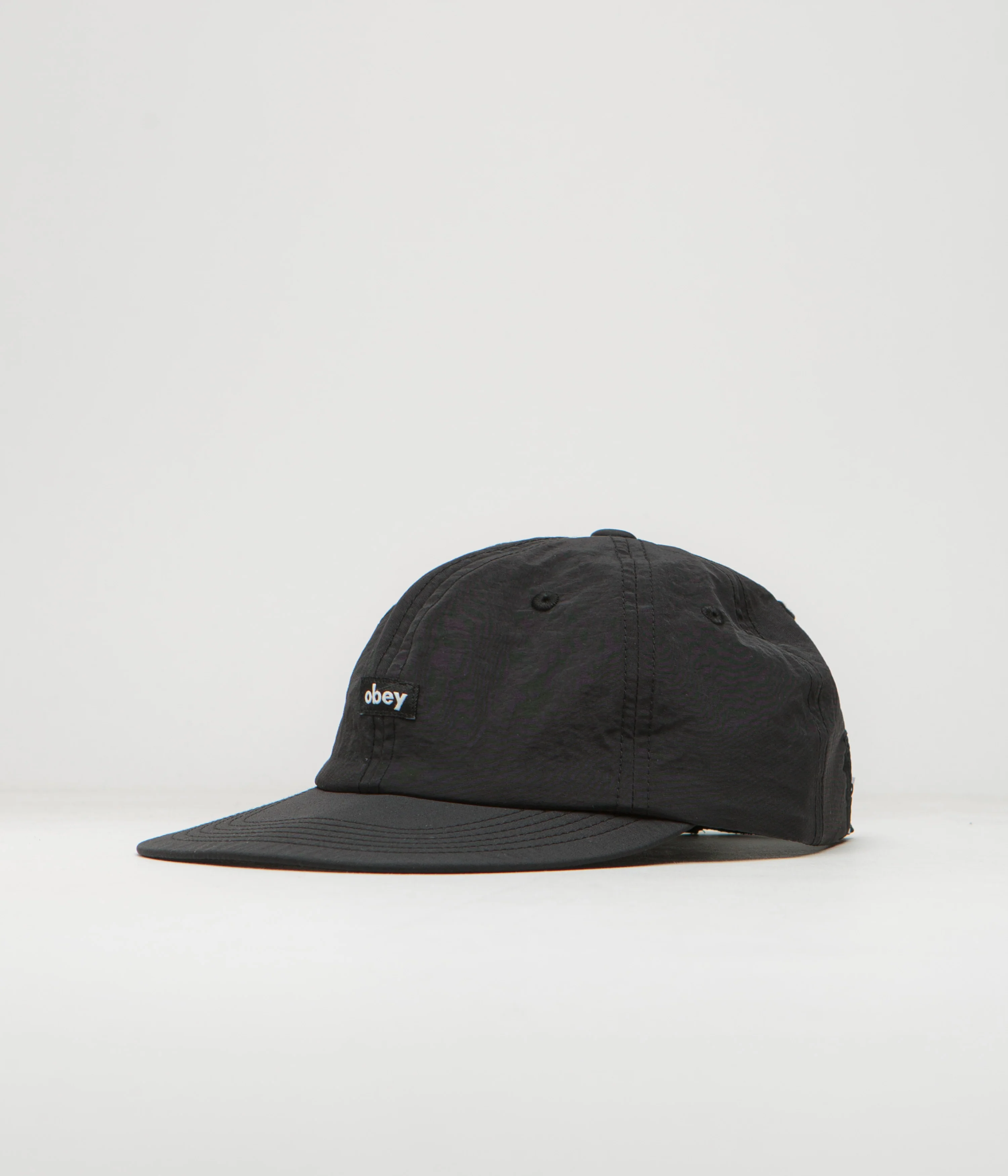Obey Lowercase Nylon Cap - Black