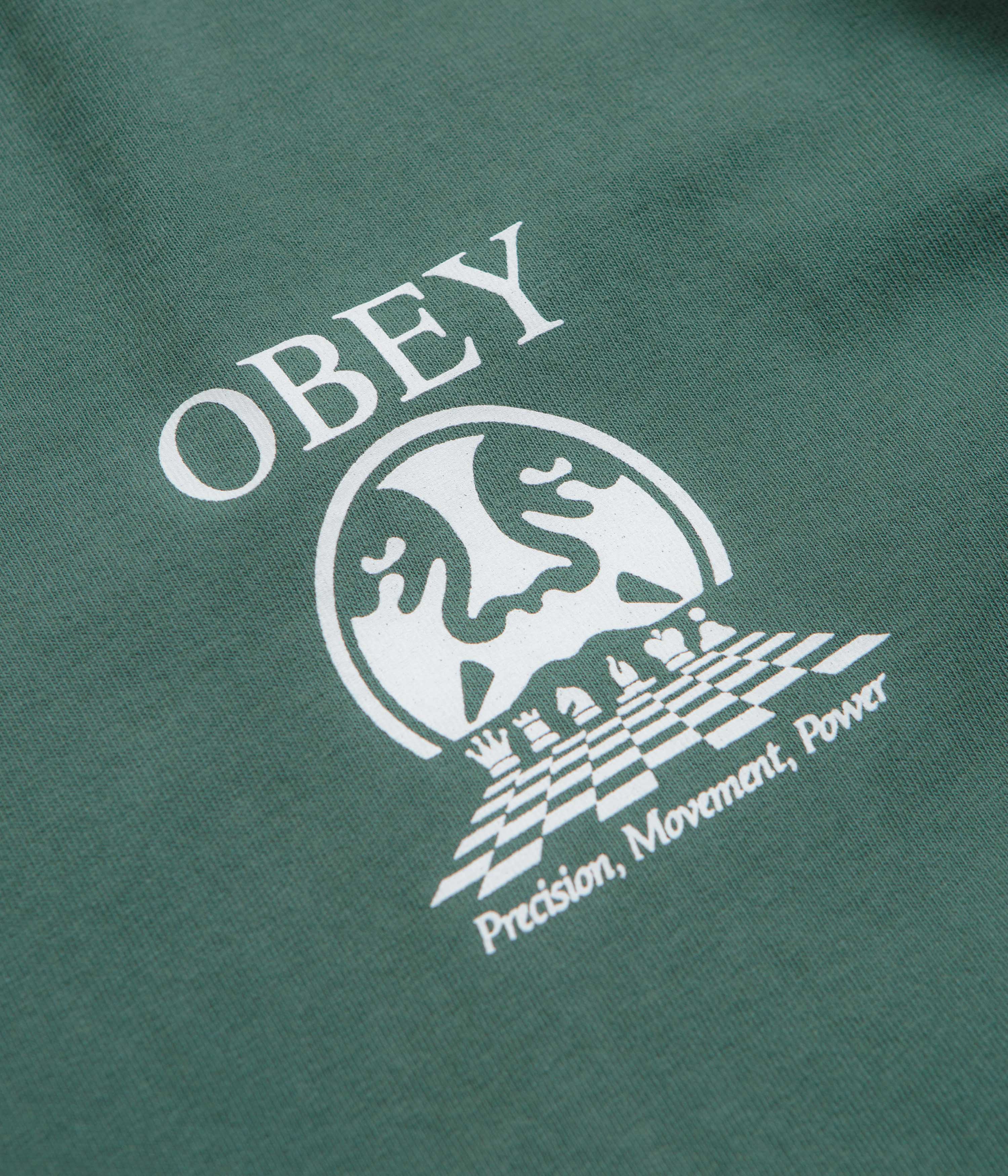 Obey Precision Long Sleeve T-Shirt - Pigment Rainforest - Image 5