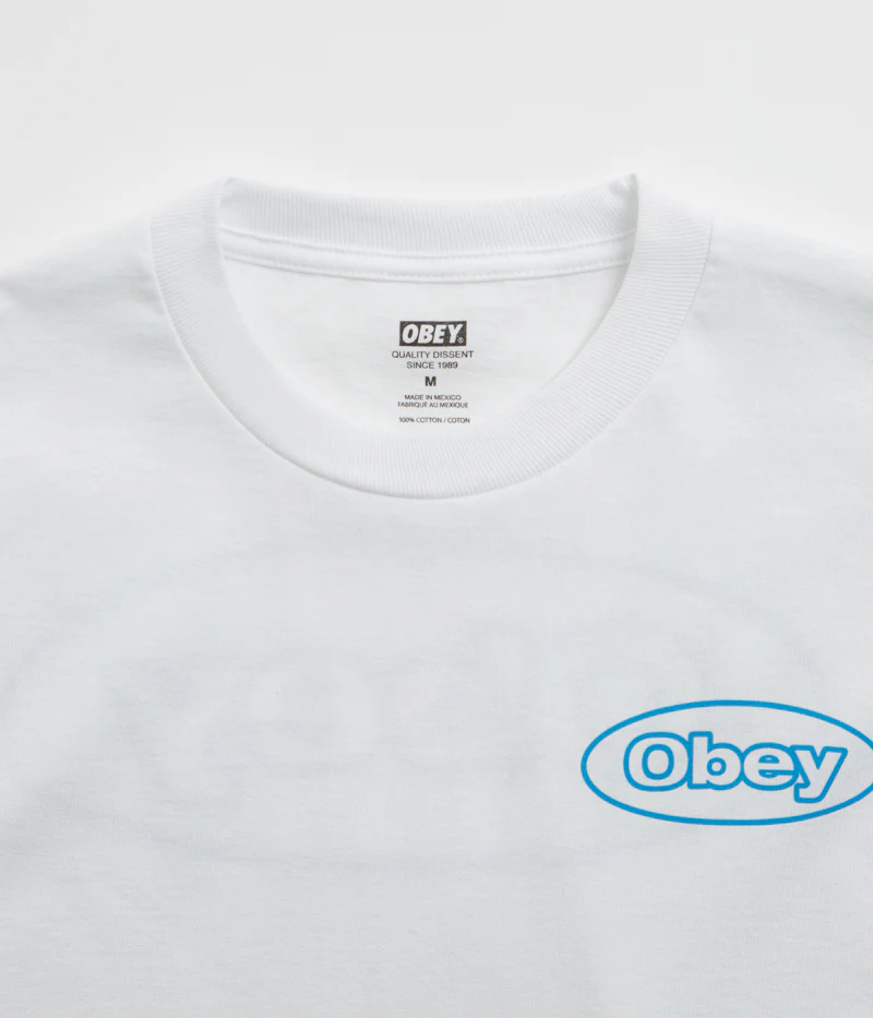 Obey Reaction T-Shirt - White - Image 4