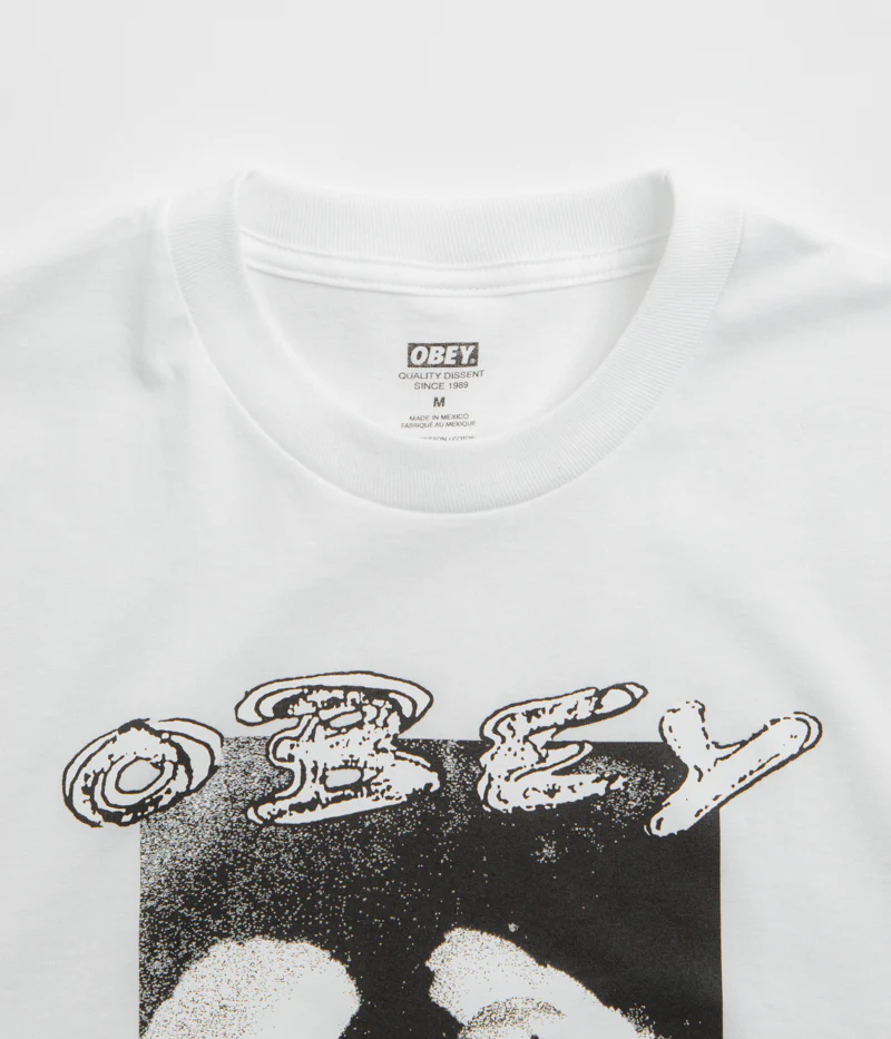 Obey Swan T-Shirt - White - Image 3