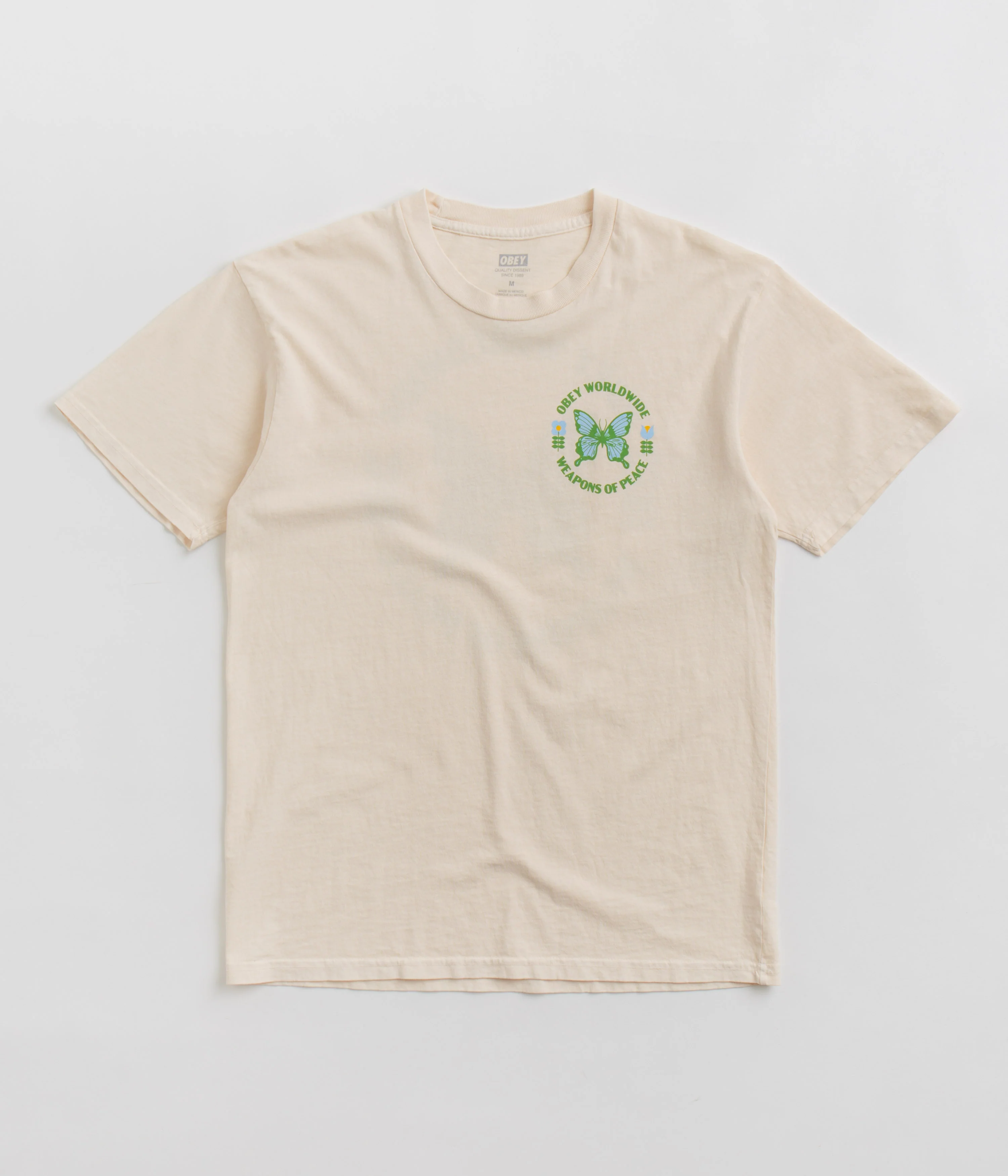 Obey Weapons Of Peace T-Shirt - Sago - Image 2