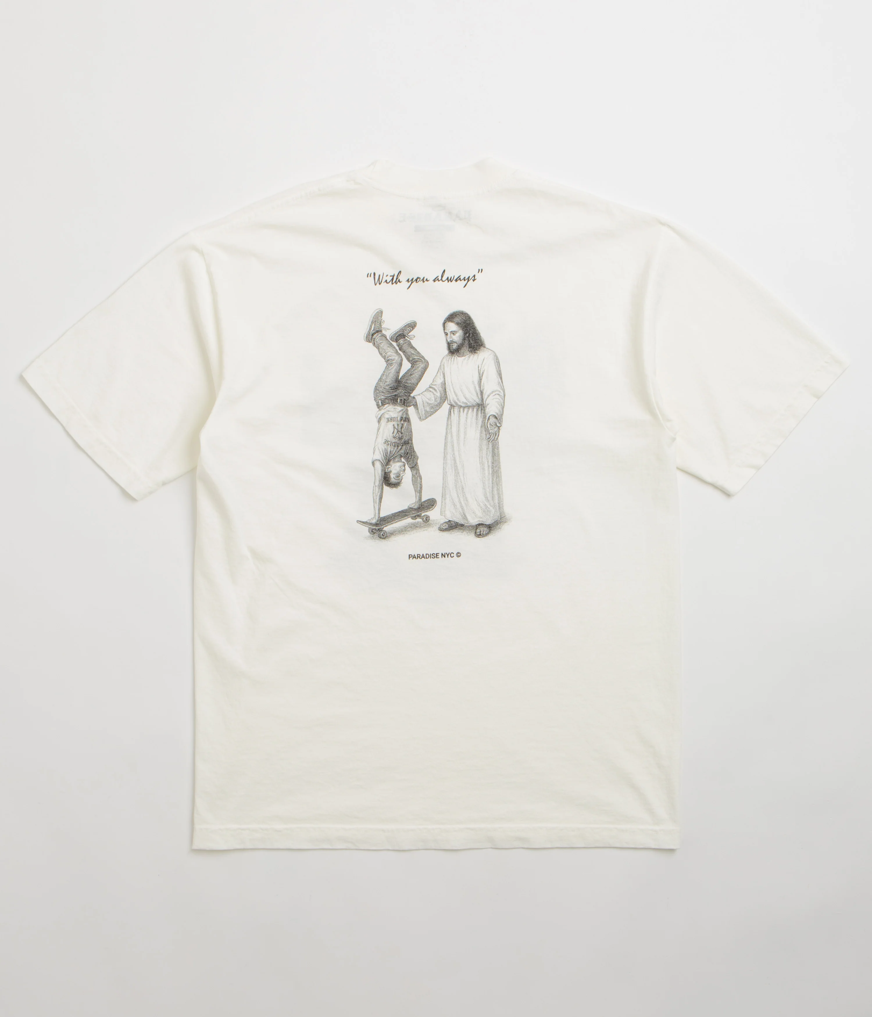Paradise NYC With You Always T-Shirt - Off White - Image 2