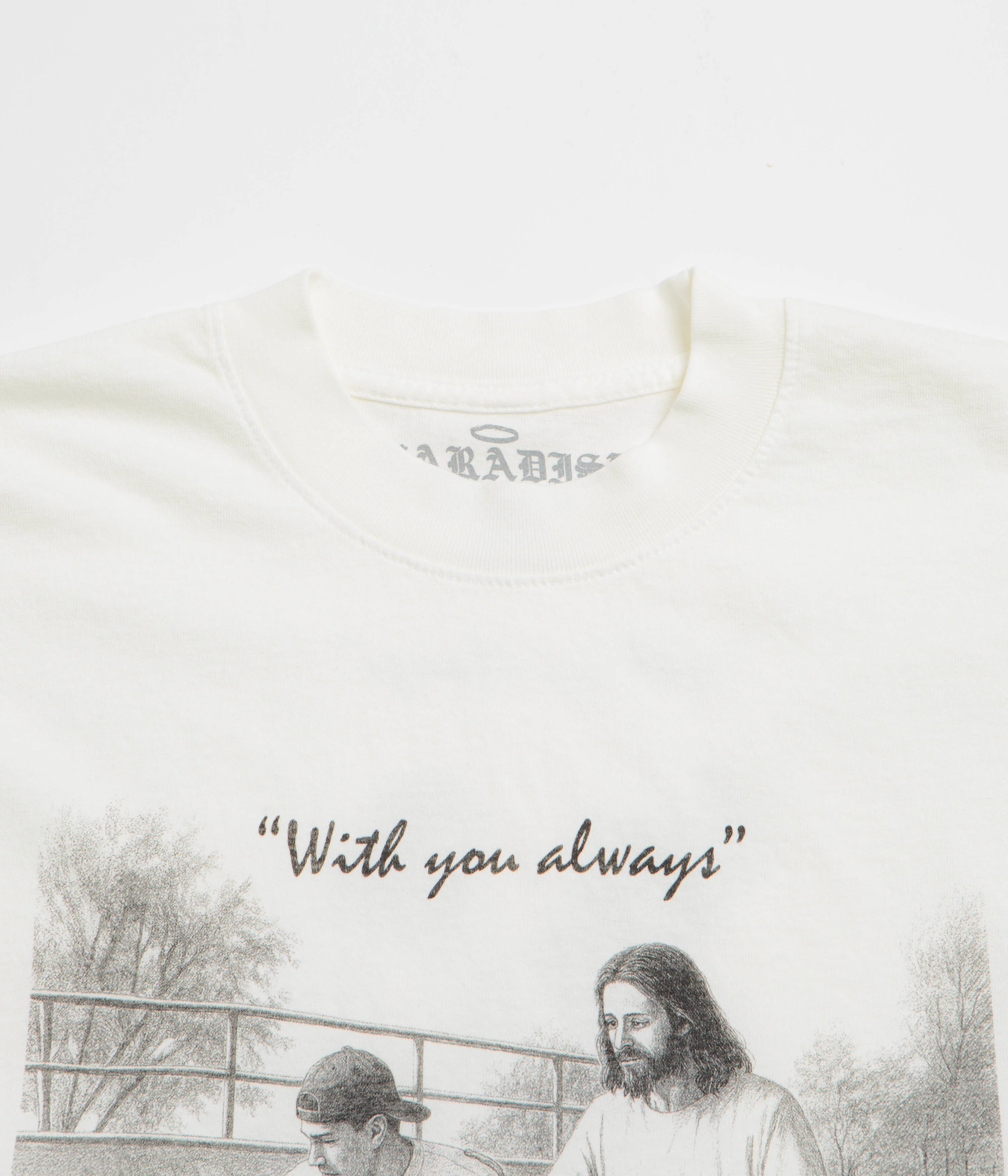 Paradise NYC With You Always T-Shirt - Off White - Image 3