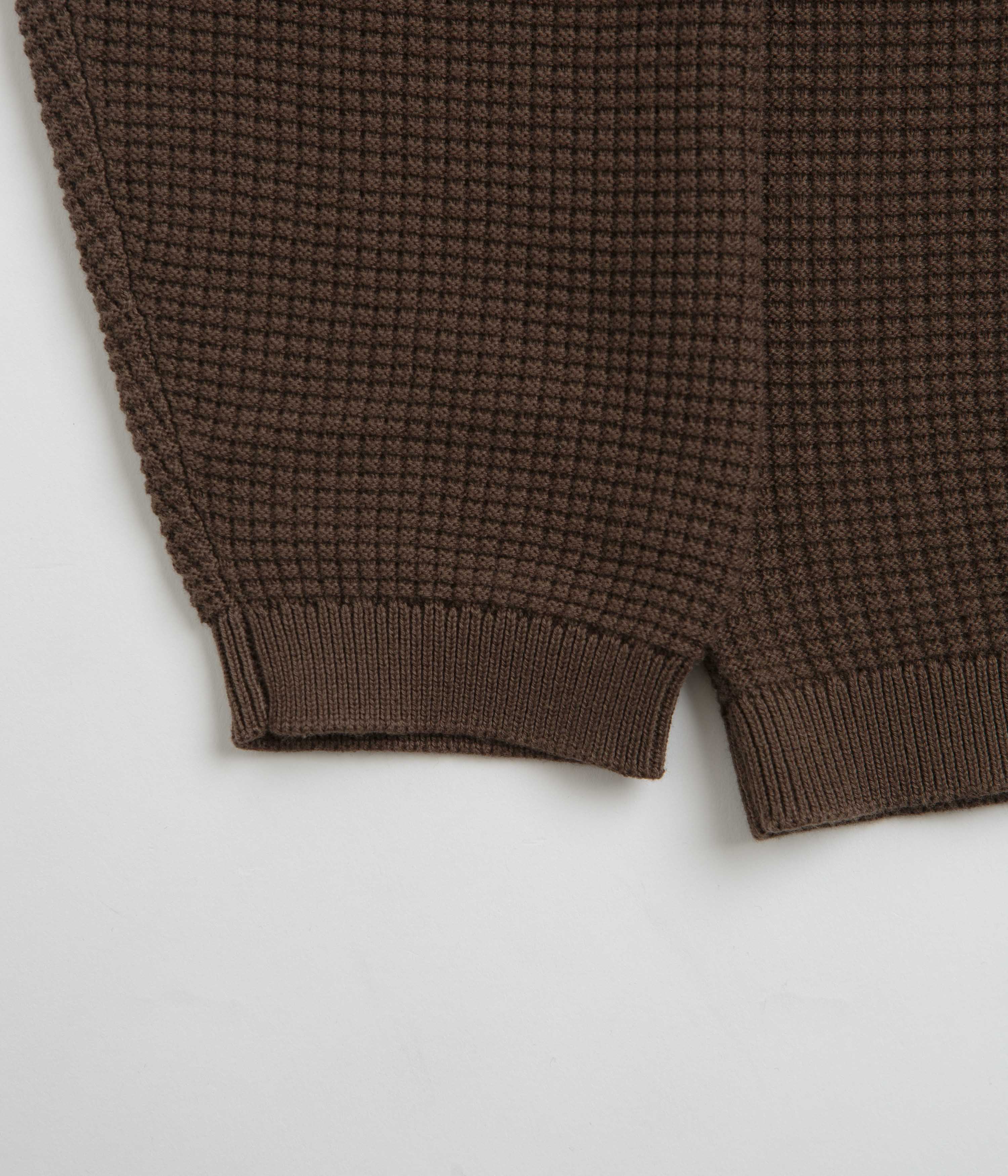 Parlez Arthur Knit Cardigan - Mocha Brown - Image 2