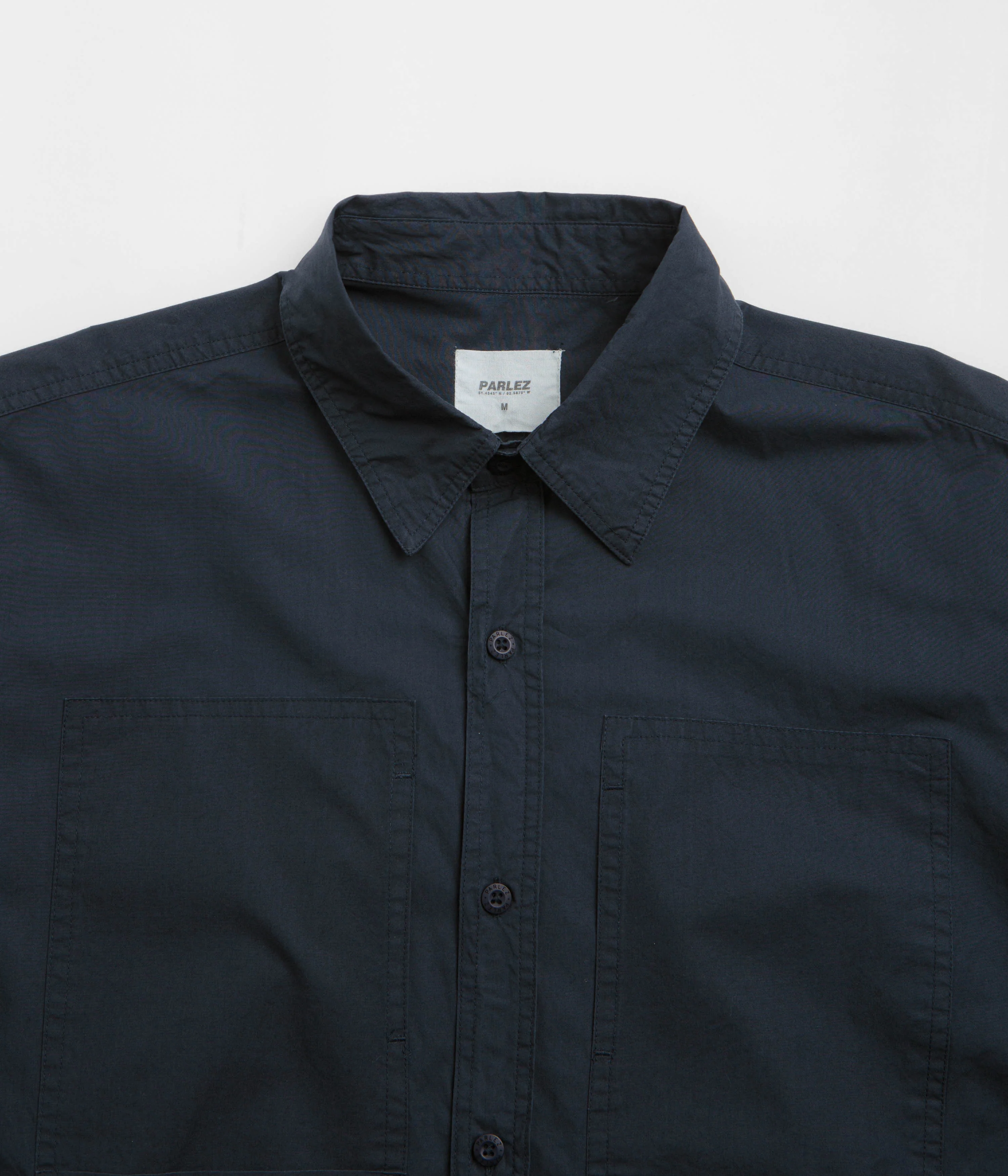 Parlez Hyro Short Sleeve Shirt - Midnight - Image 3