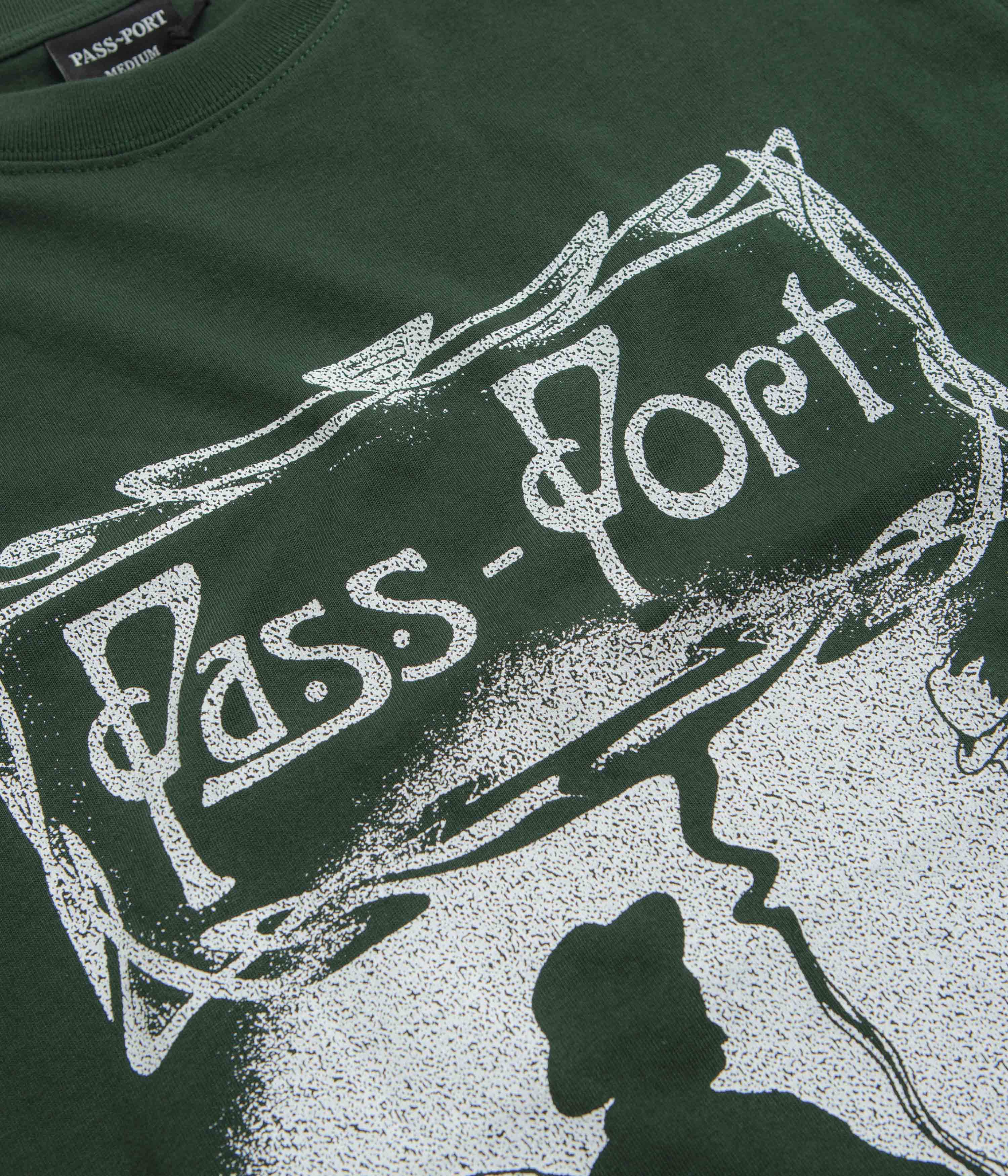 Pass Port Plume T-Shirt - Forest Green - Image 2