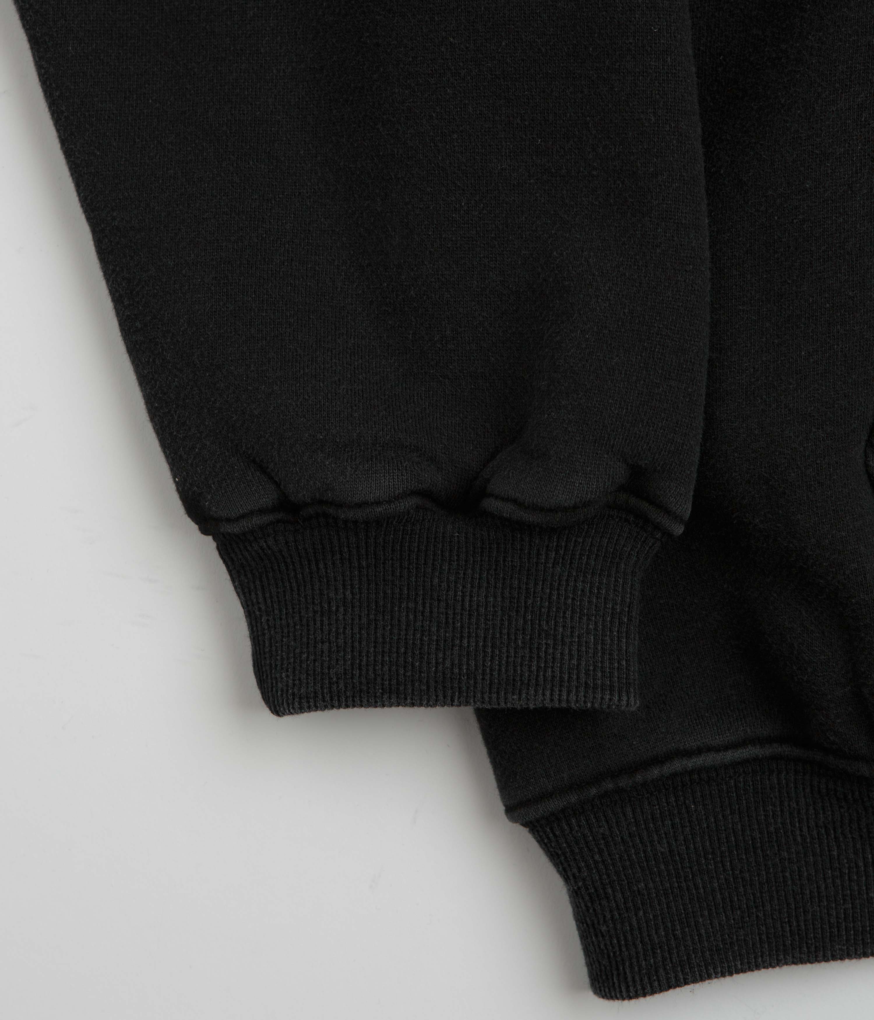 Pass Port Solid Workers Full Zip Hoodie - Black - Image 5
