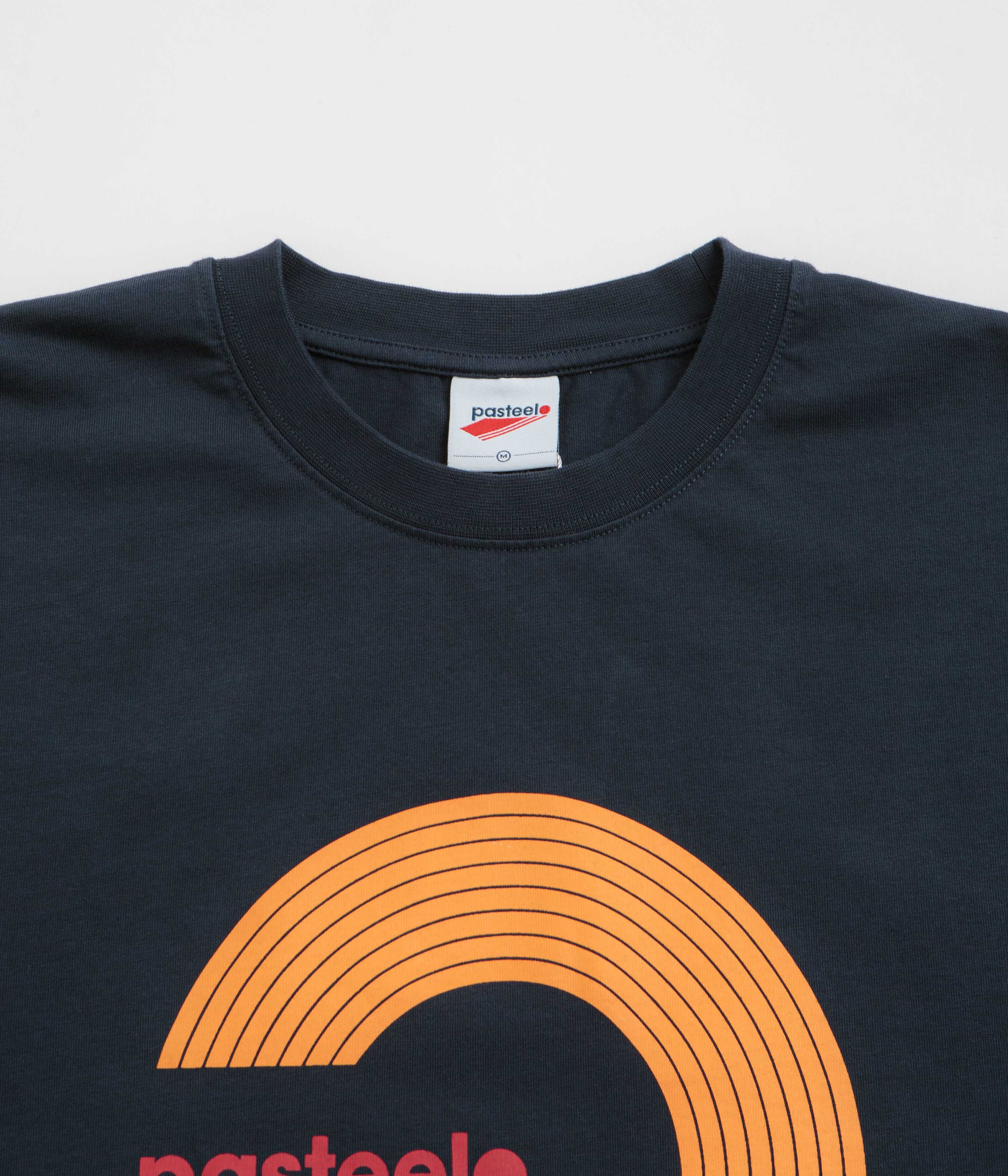 Pasteelo Grooves Long Sleeve T-Shirt - Navy - Image 2