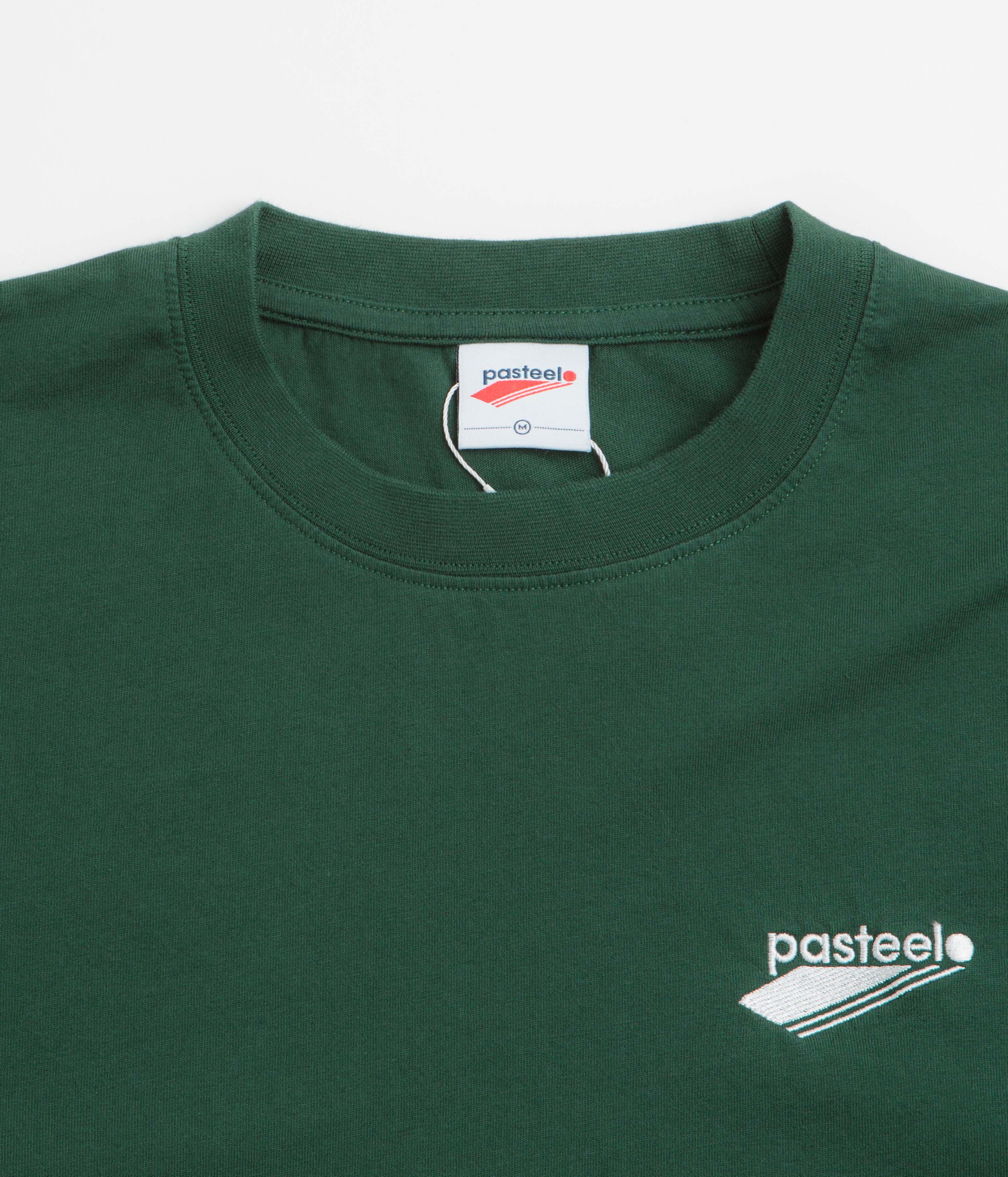 Pasteelo Tonal Embroidered O.G. T-Shirt - Dark Forest - Image 2