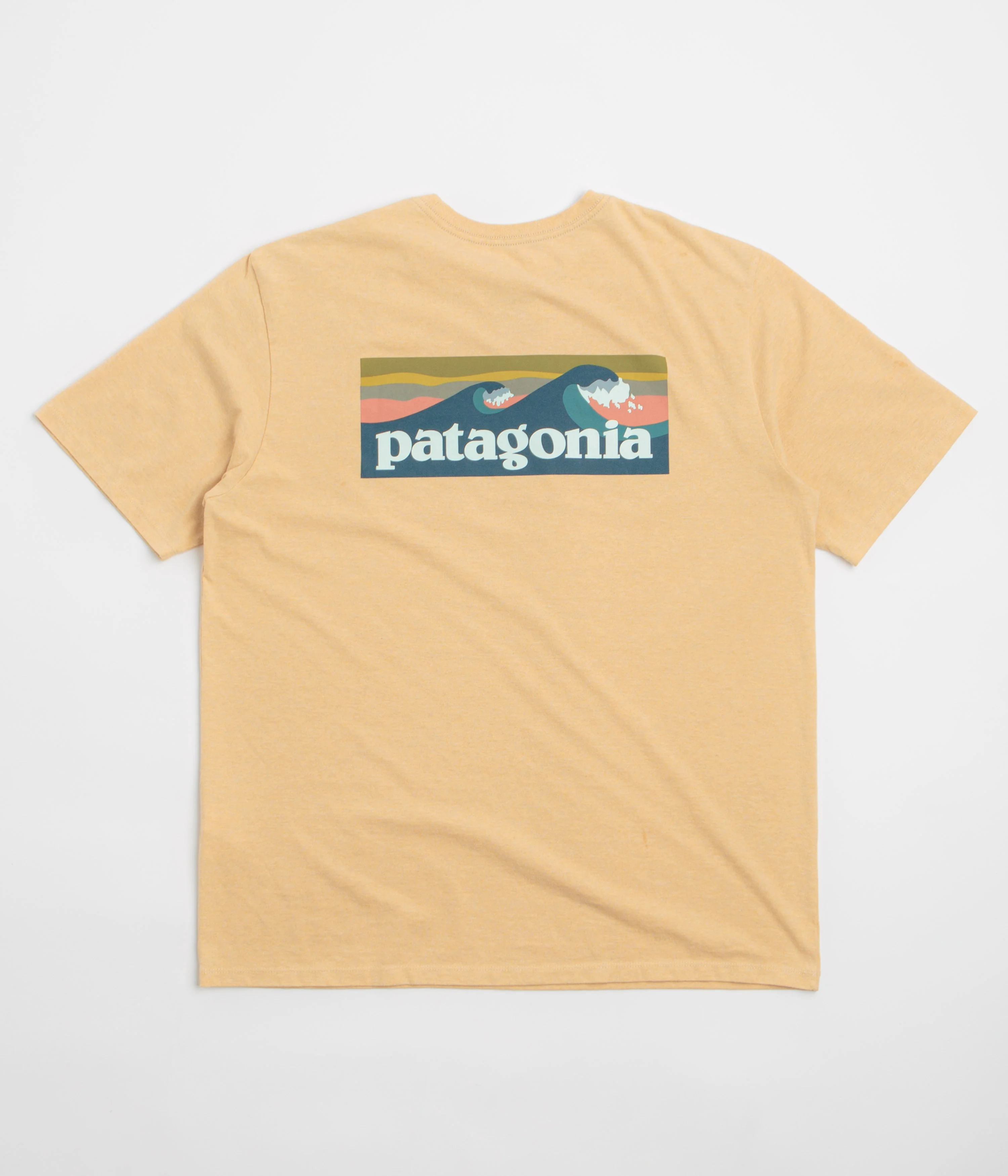 Patagonia Boardshort Logo Pocket Responsibili-Tee T-Shirt - Beeswax Tan
