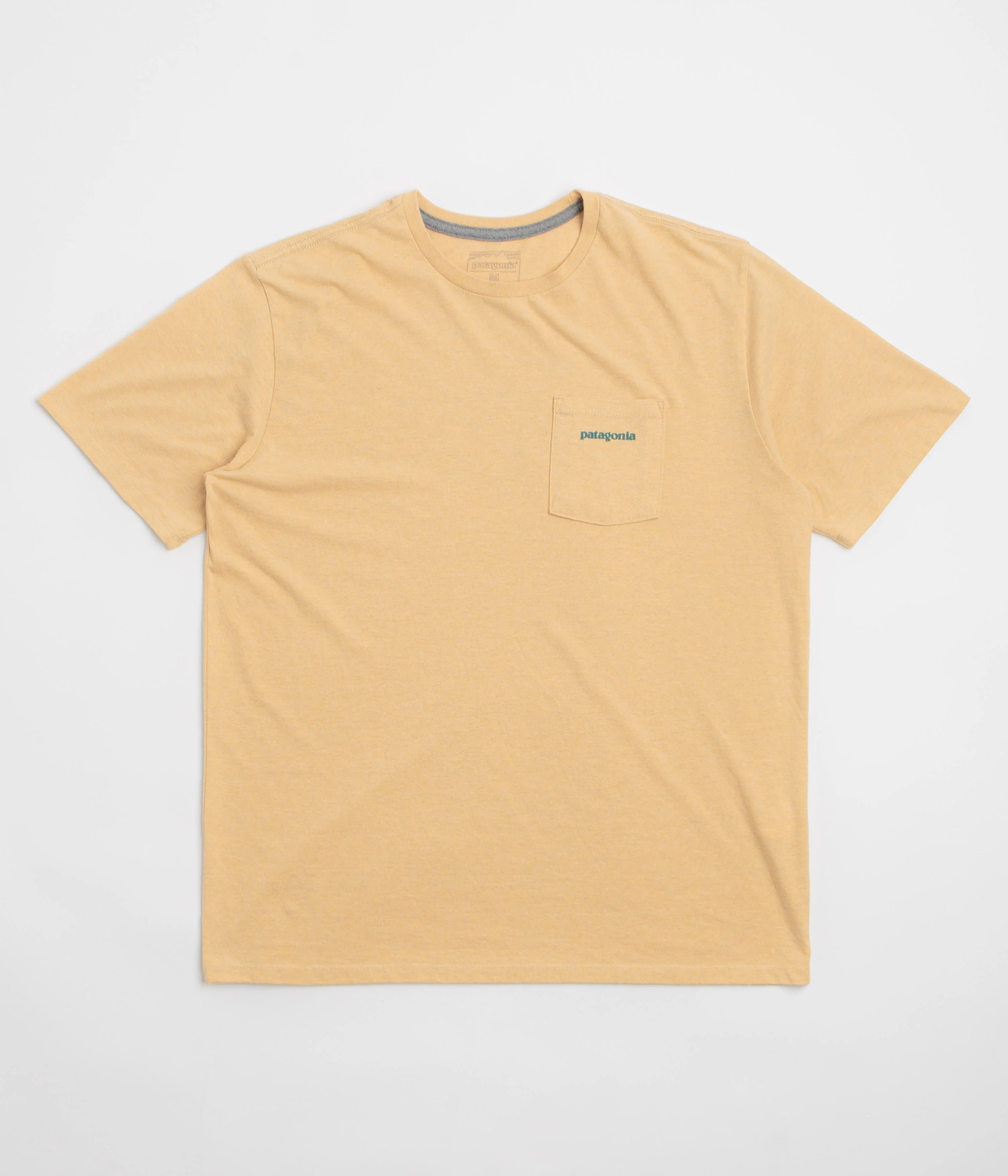 Patagonia Boardshort Logo Pocket Responsibili-Tee T-Shirt - Beeswax Tan - Image 2