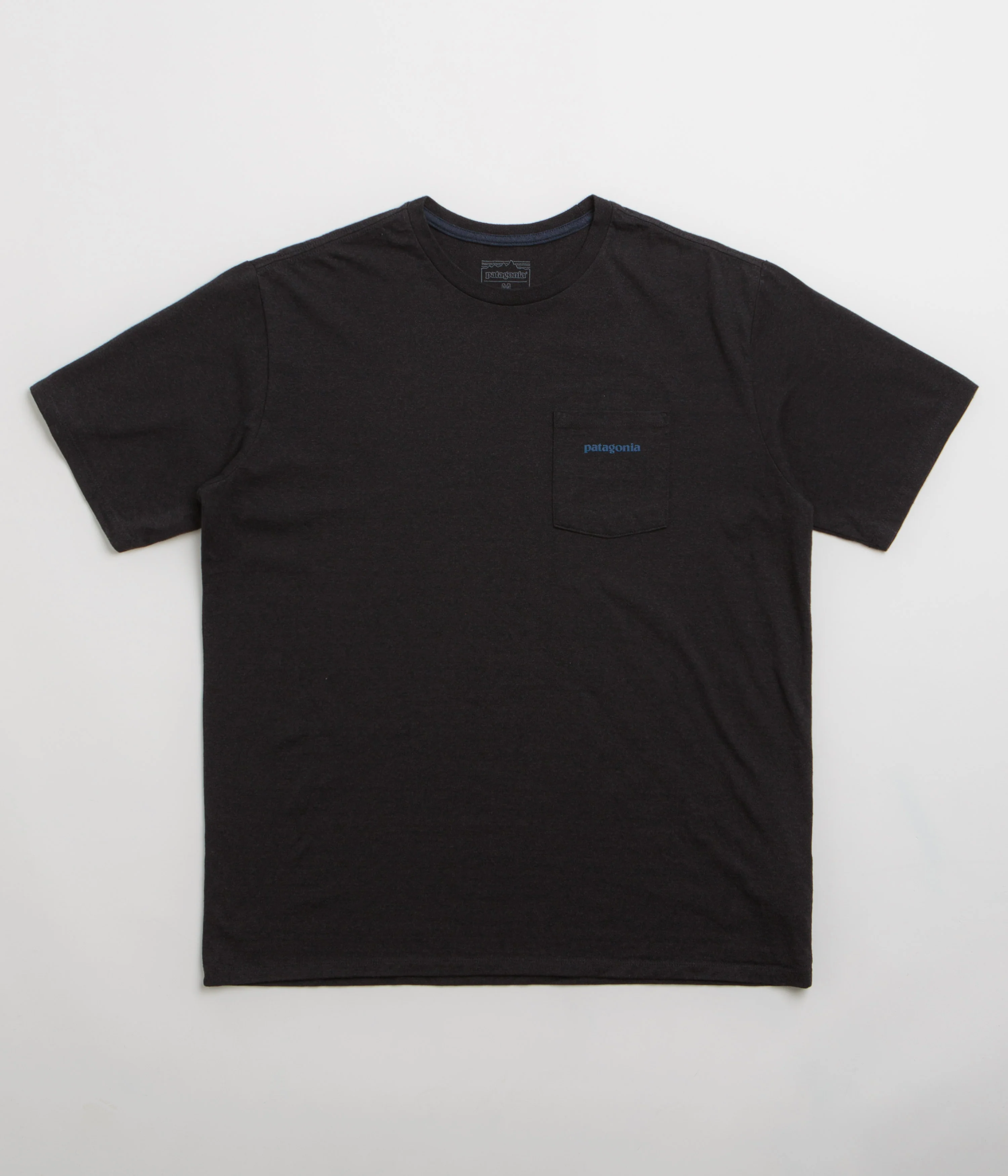 Patagonia Boardshort Logo Pocket Responsibili-Tee T-Shirt - Ink Black - Image 2