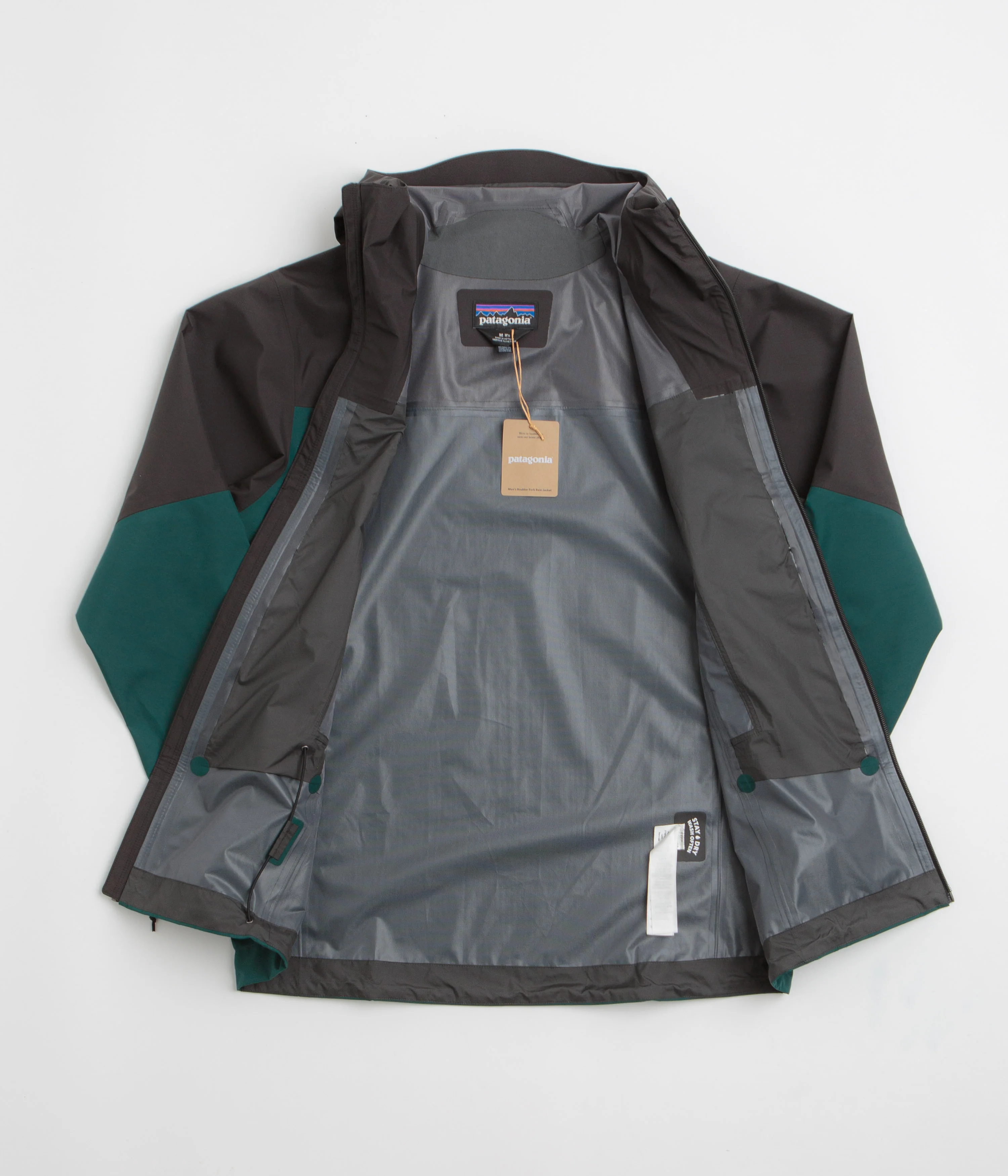 Patagonia Boulder Fork Rain Jacket - Cascade Green - Image 2
