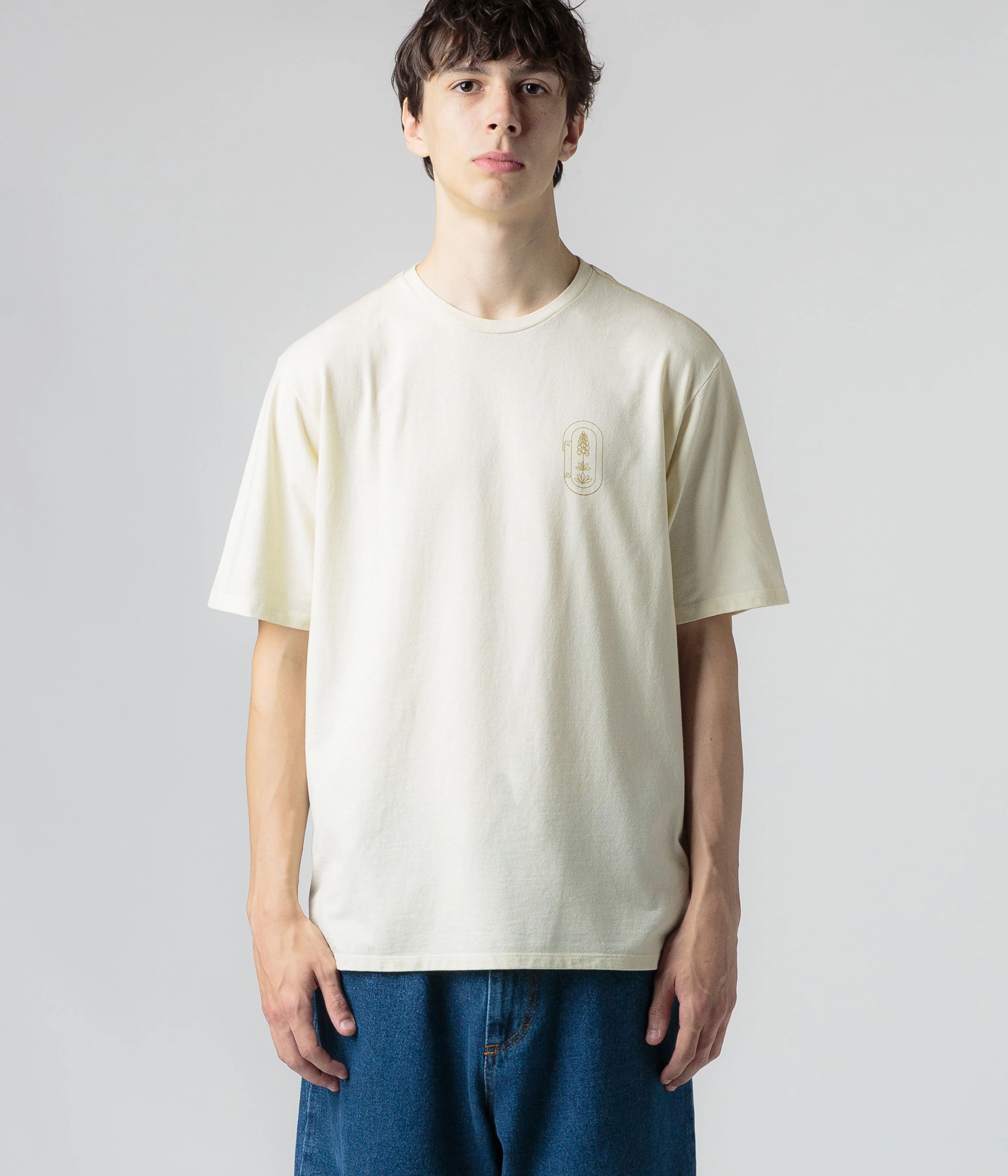 Patagonia Clean Climb Trade Responsibili-Tee T-Shirt - Clean Climb Bloom: Birch White - Image 6