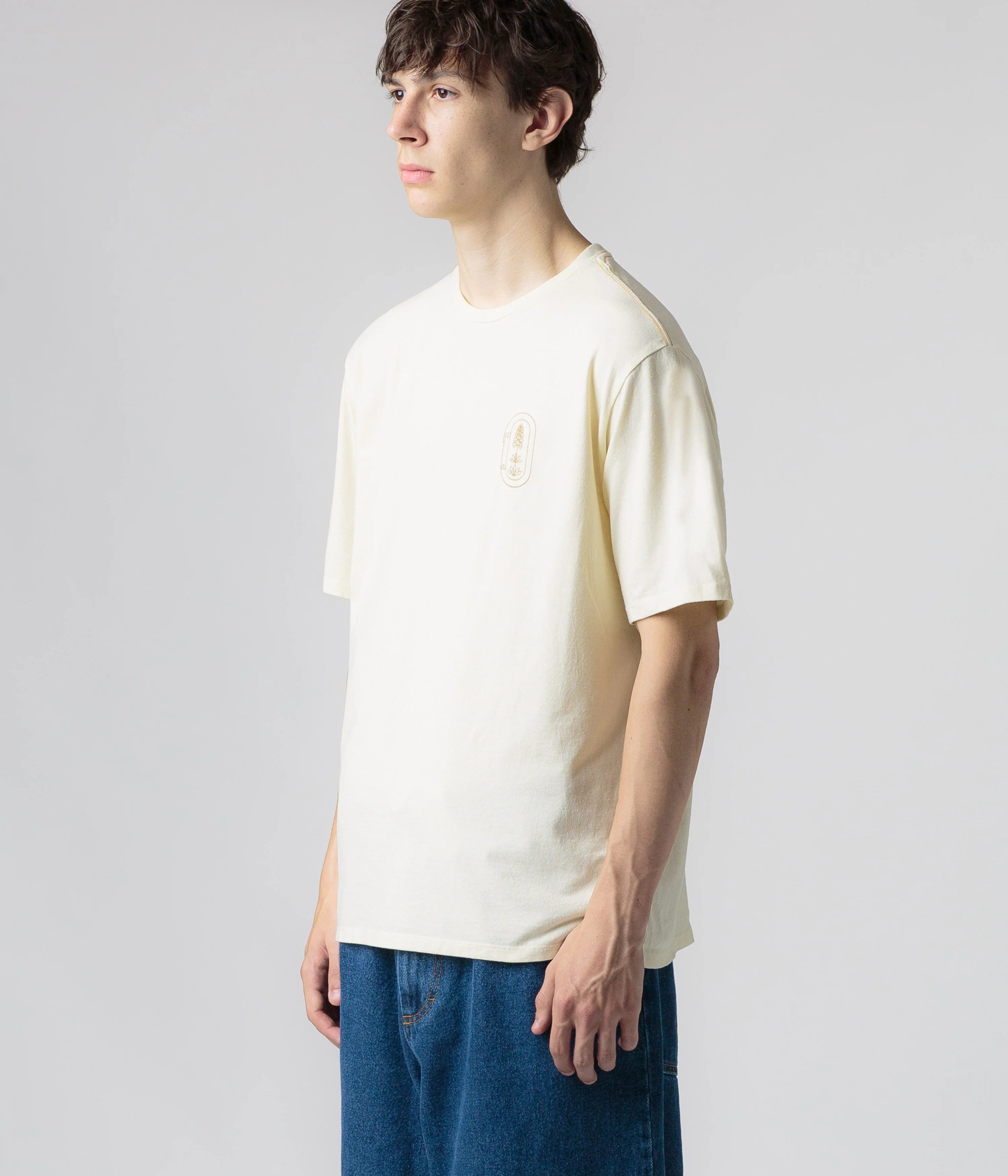 Patagonia Clean Climb Trade Responsibili-Tee T-Shirt - Clean Climb Bloom: Birch White - Image 7