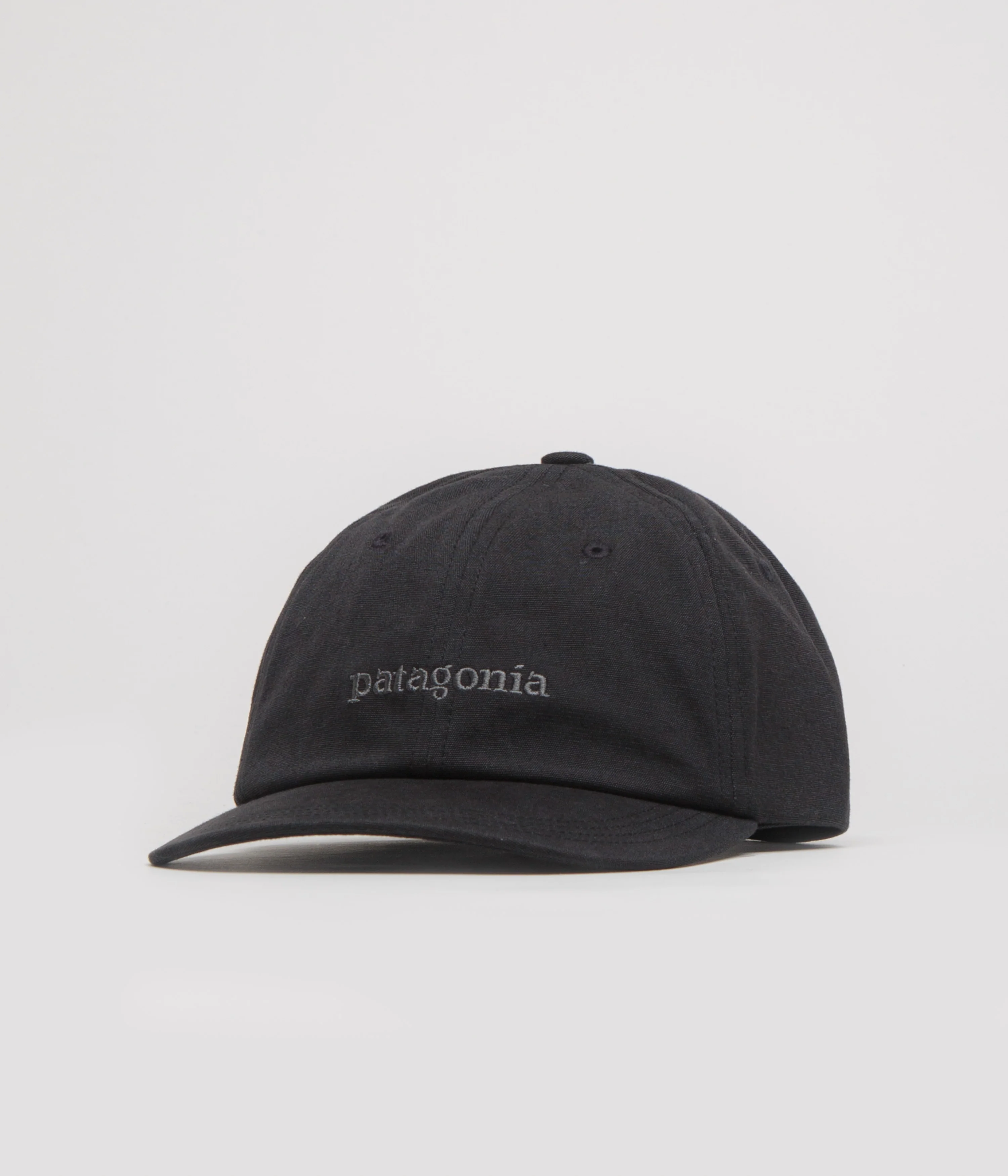Patagonia Fitz Roy Icon Trad Cap - Text Logo: Ink Black