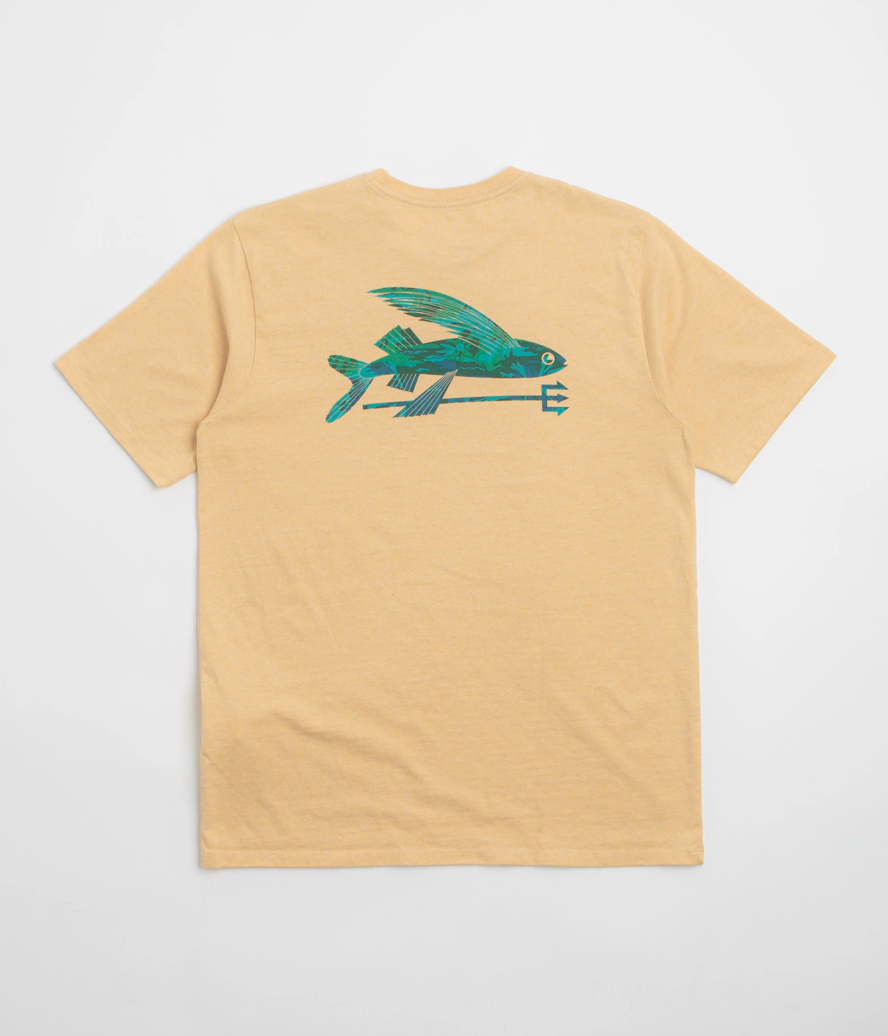 Patagonia Flying Fish Responsibili-Tee T-Shirt - Flying Fish: Cliffs and Coves Conifer Green