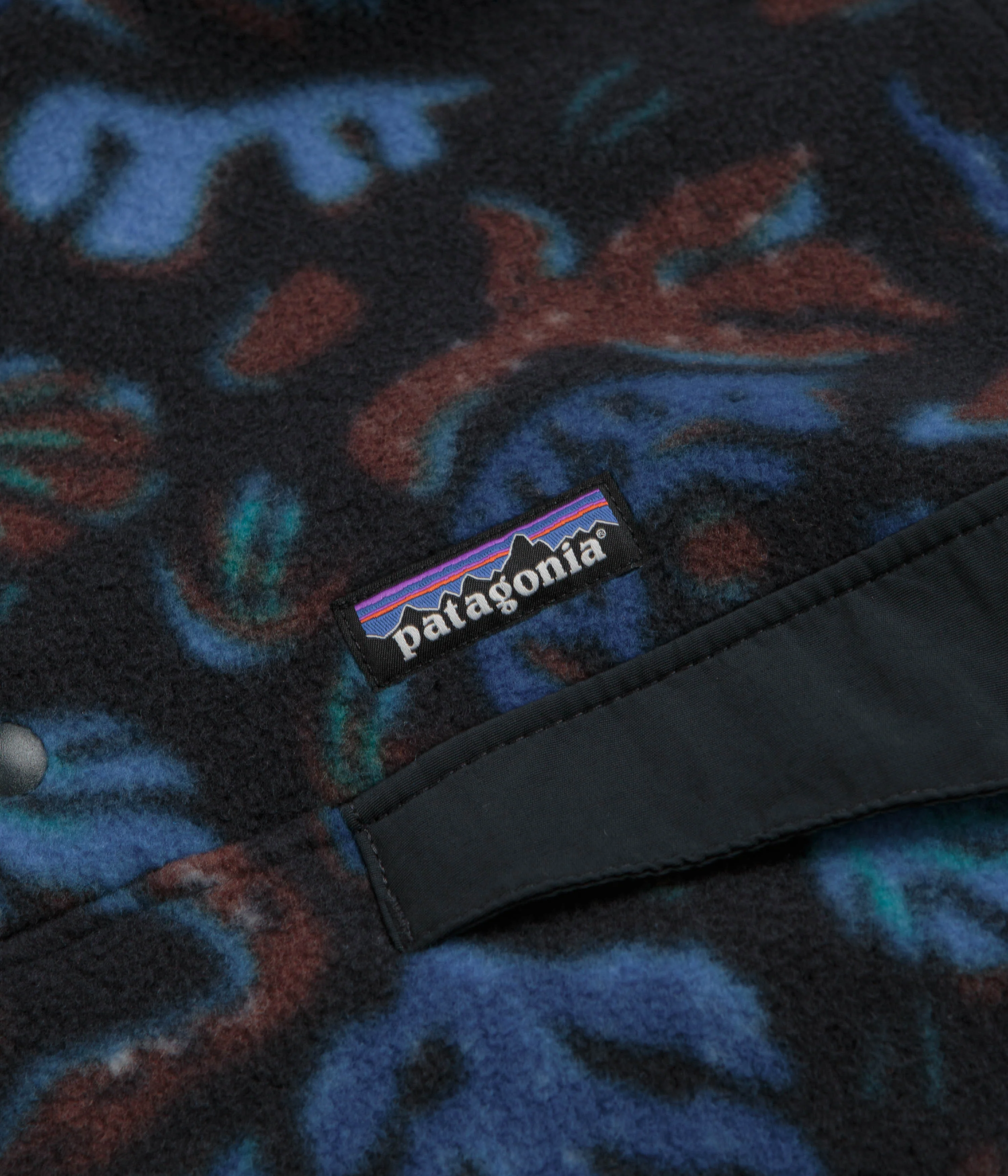 Patagonia Lightweight Synchilla Snap-T Fleece - Across Oceans: Pitch Blue - Image 3