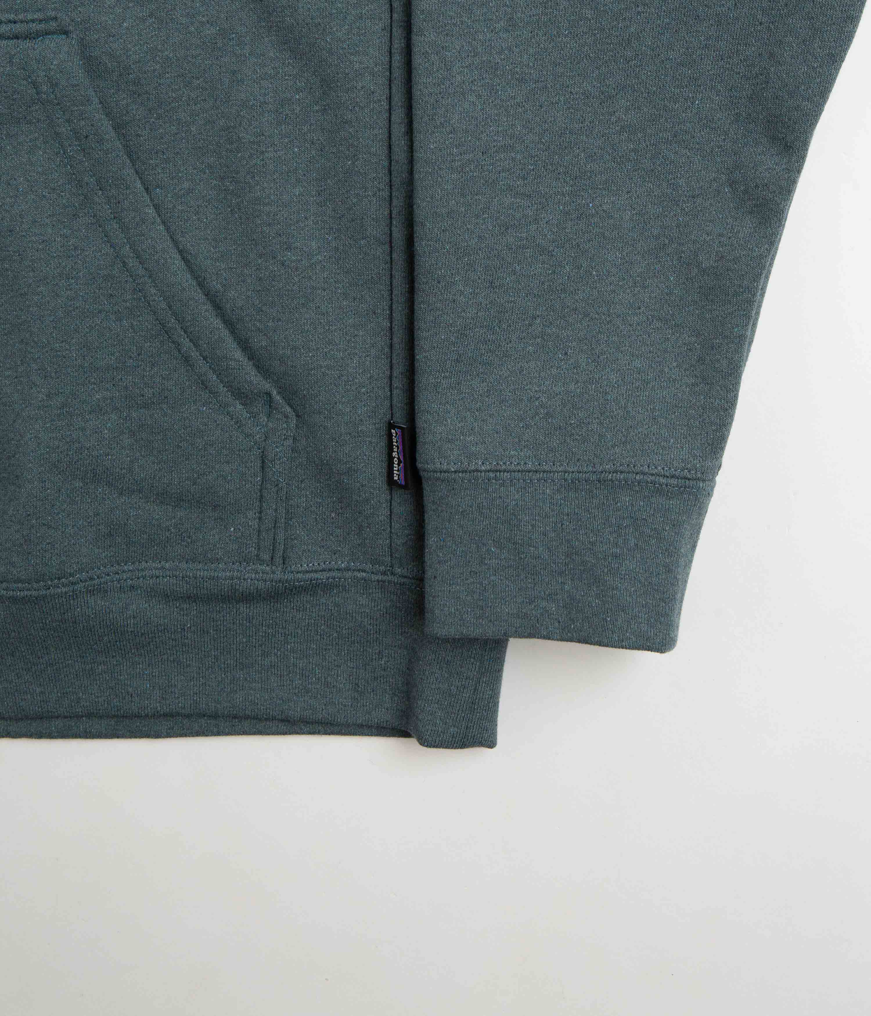 Patagonia Line Logo Ridge Stripe Uprisal Hoodie - Nouveau Green - Image 2