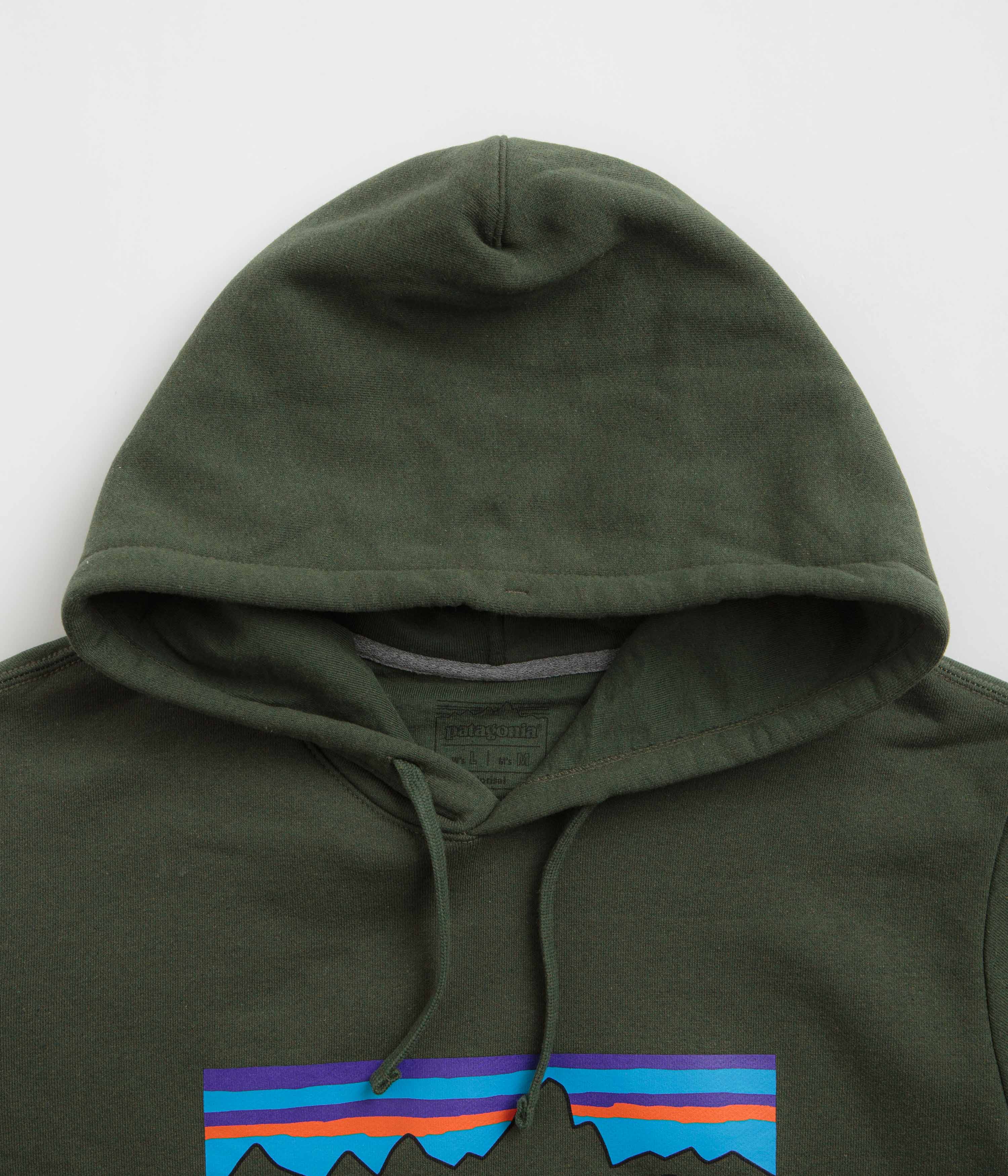 Patagonia P-6 Label Uprisal Hoodie - Torrey Pine Green - Image 5