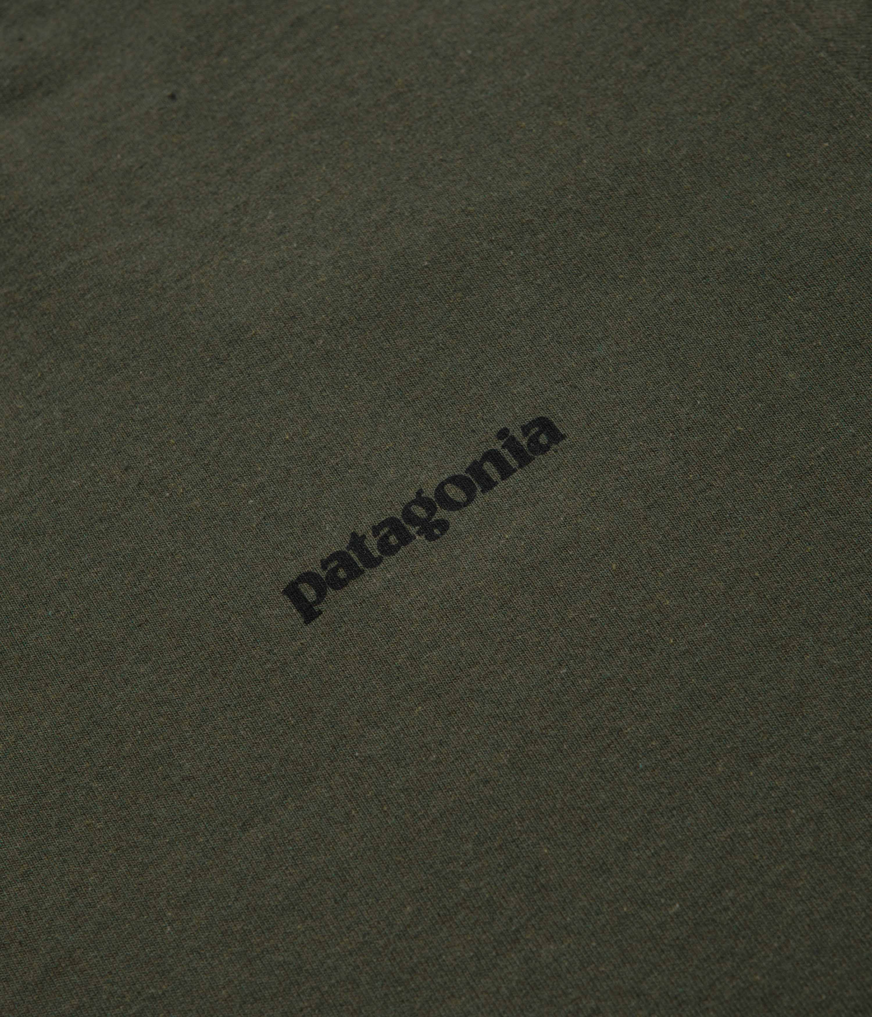Patagonia P-6 Logo Responsibili-Tee Long Sleeve T-Shirt - Torrey Pine Green - Image 4