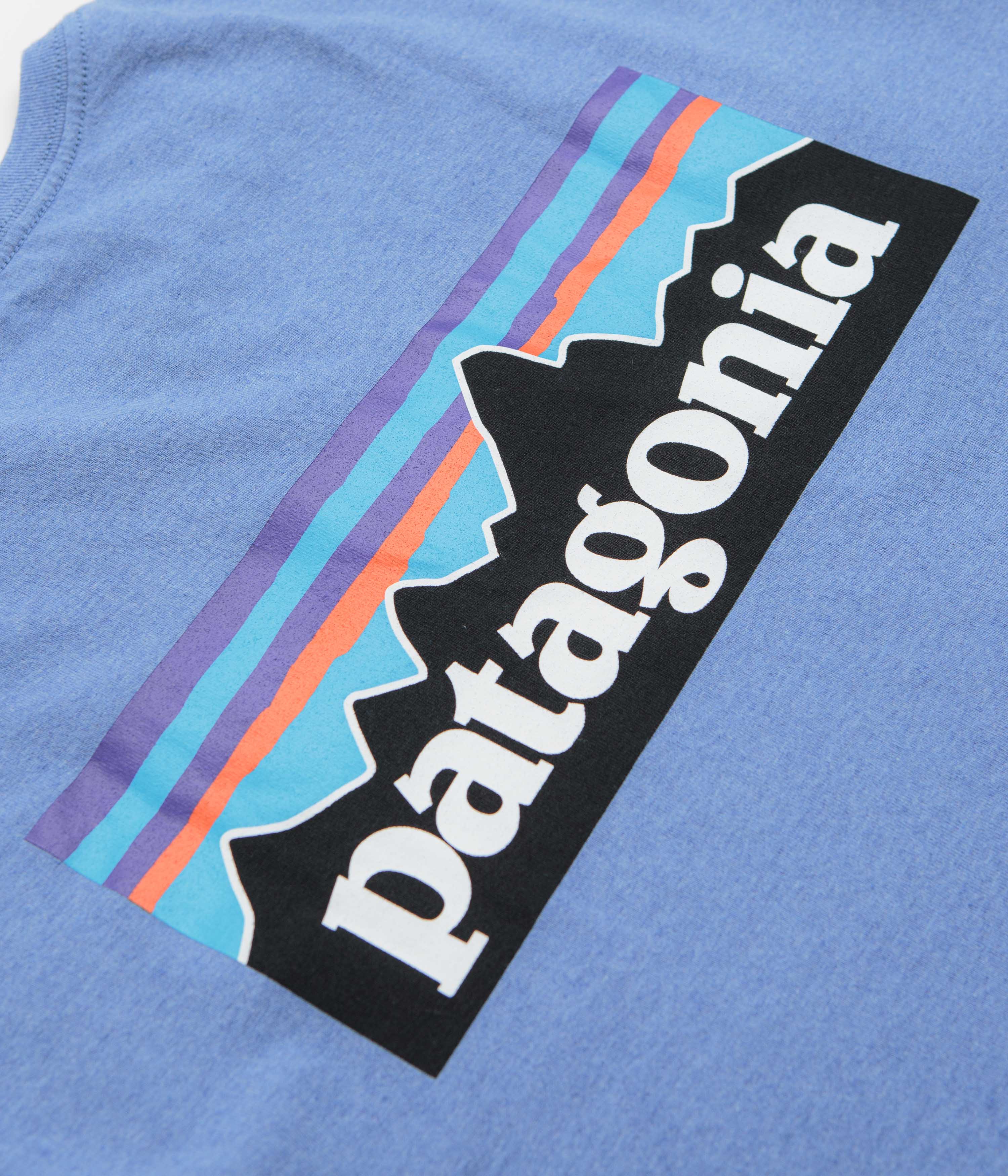Patagonia P-6 Logo Responsibili-Tee T-Shirt - Abundant Blue - Image 4