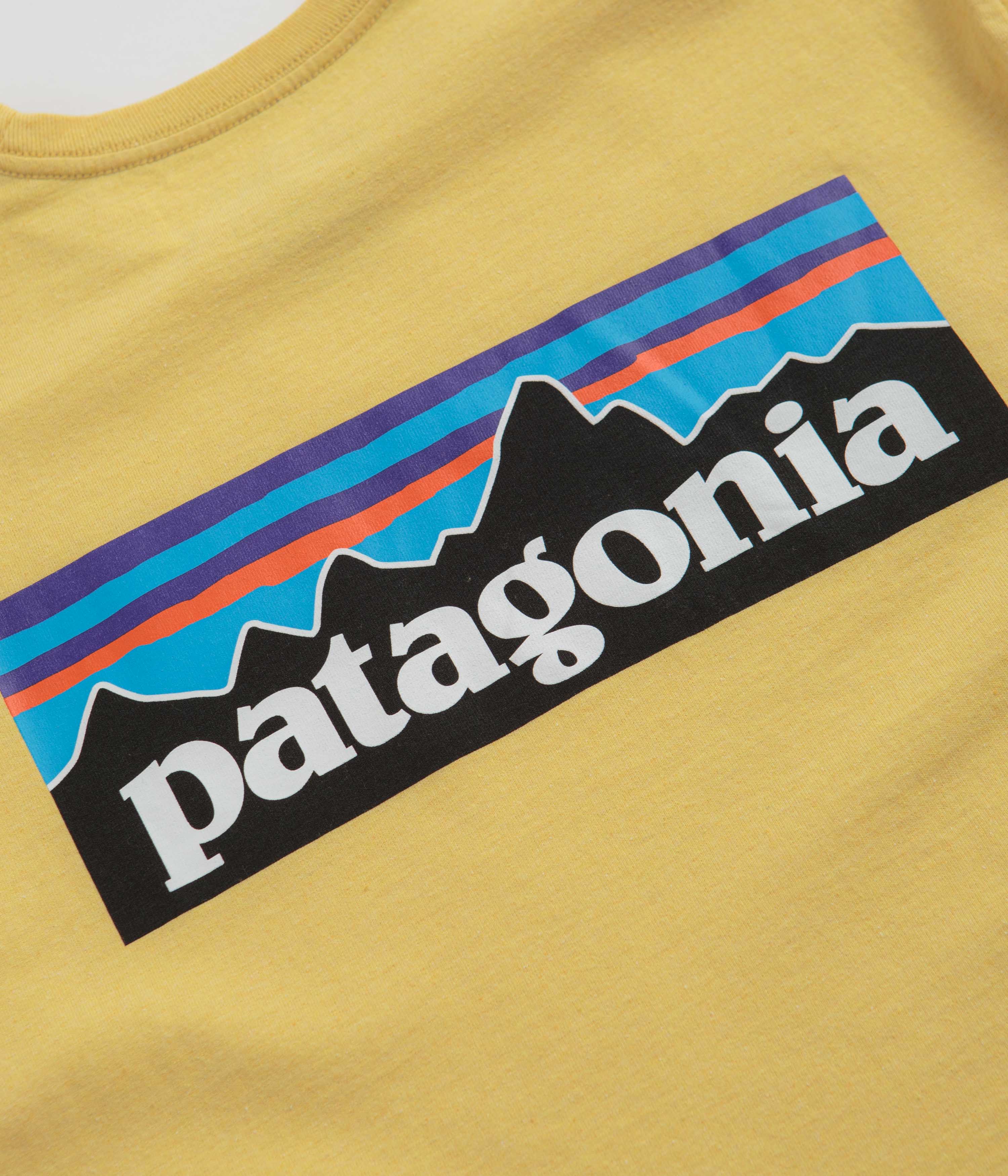 Patagonia P-6 Logo Responsibili-Tee T-Shirt - Milled Yellow - Image 5