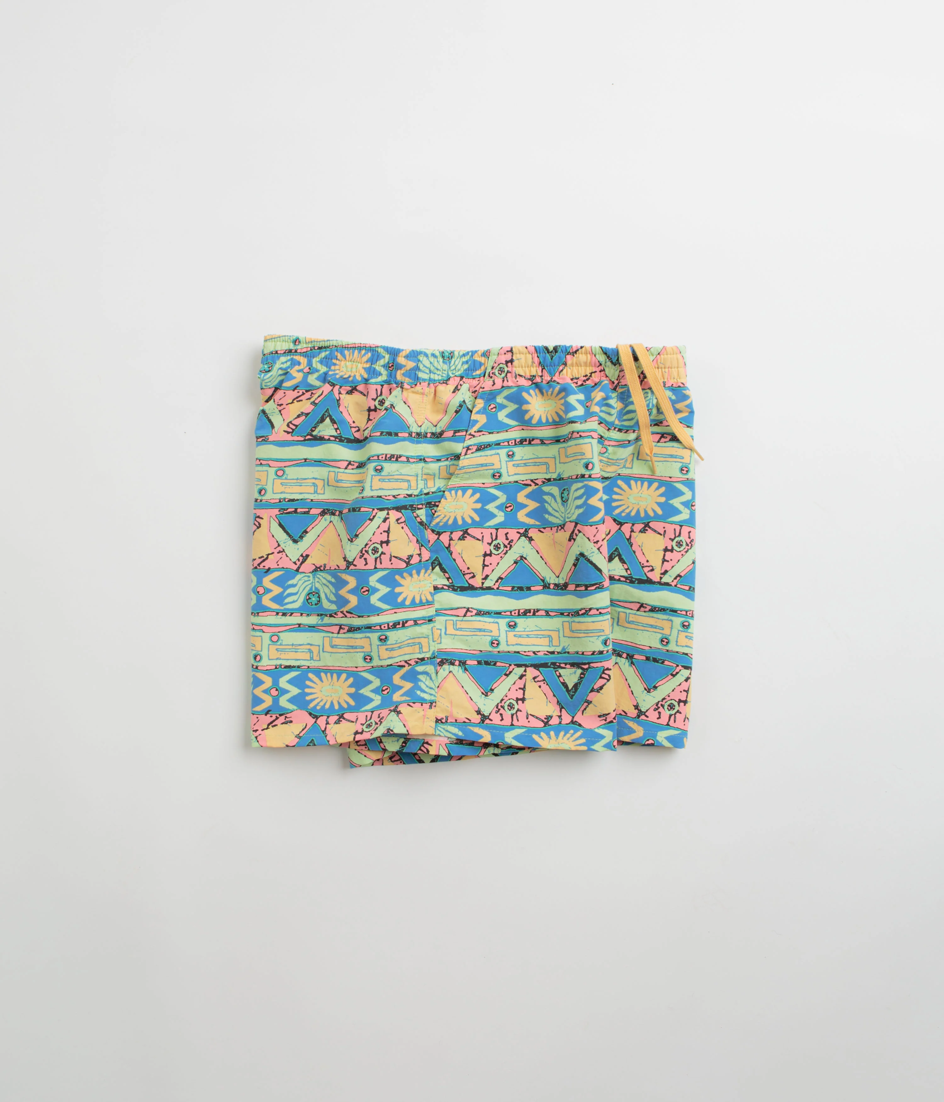 Patagonia Womens Baggies 5" Shorts - High Hopes Geo: Salamander Green - Image 2