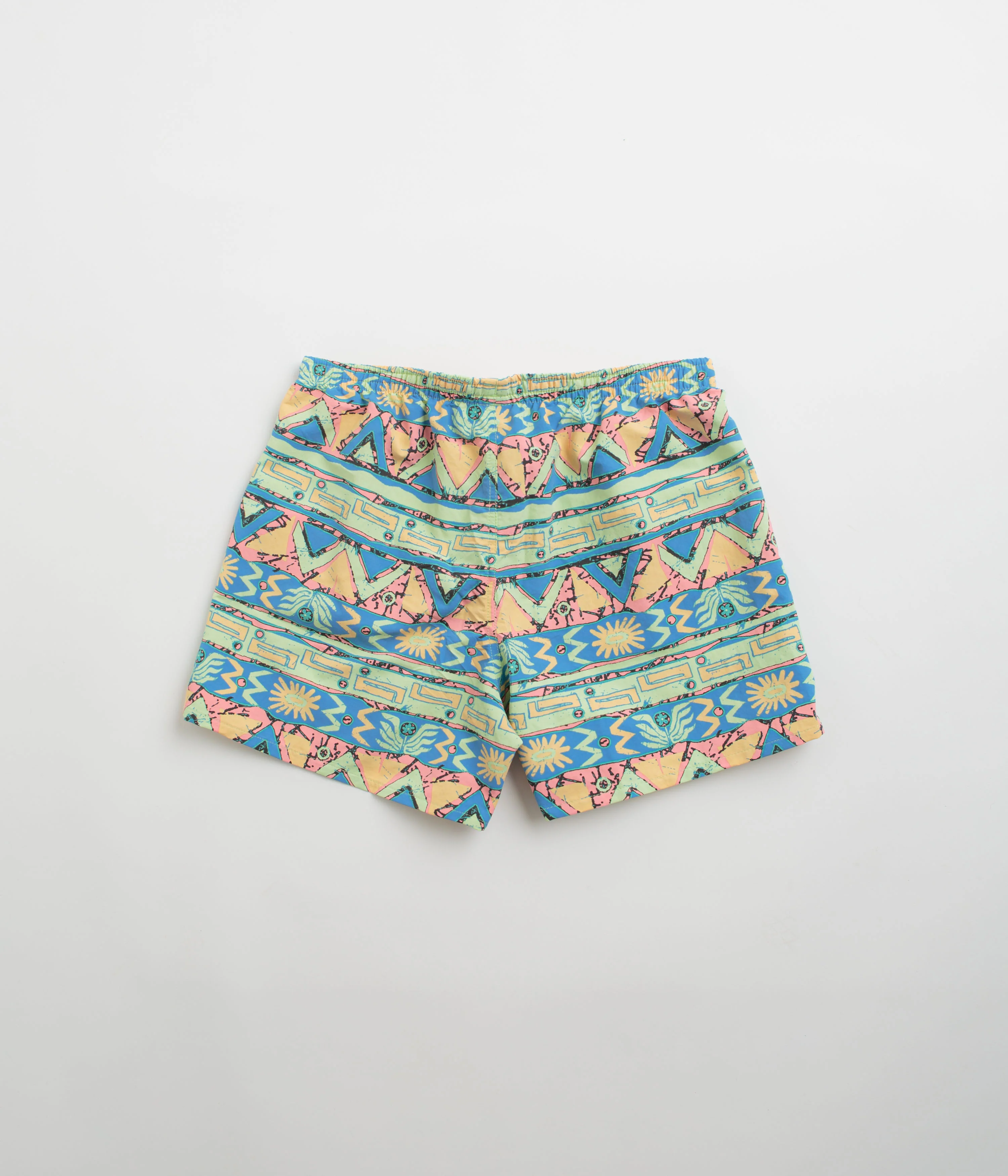 Patagonia Womens Baggies 5" Shorts - High Hopes Geo: Salamander Green - Image 3