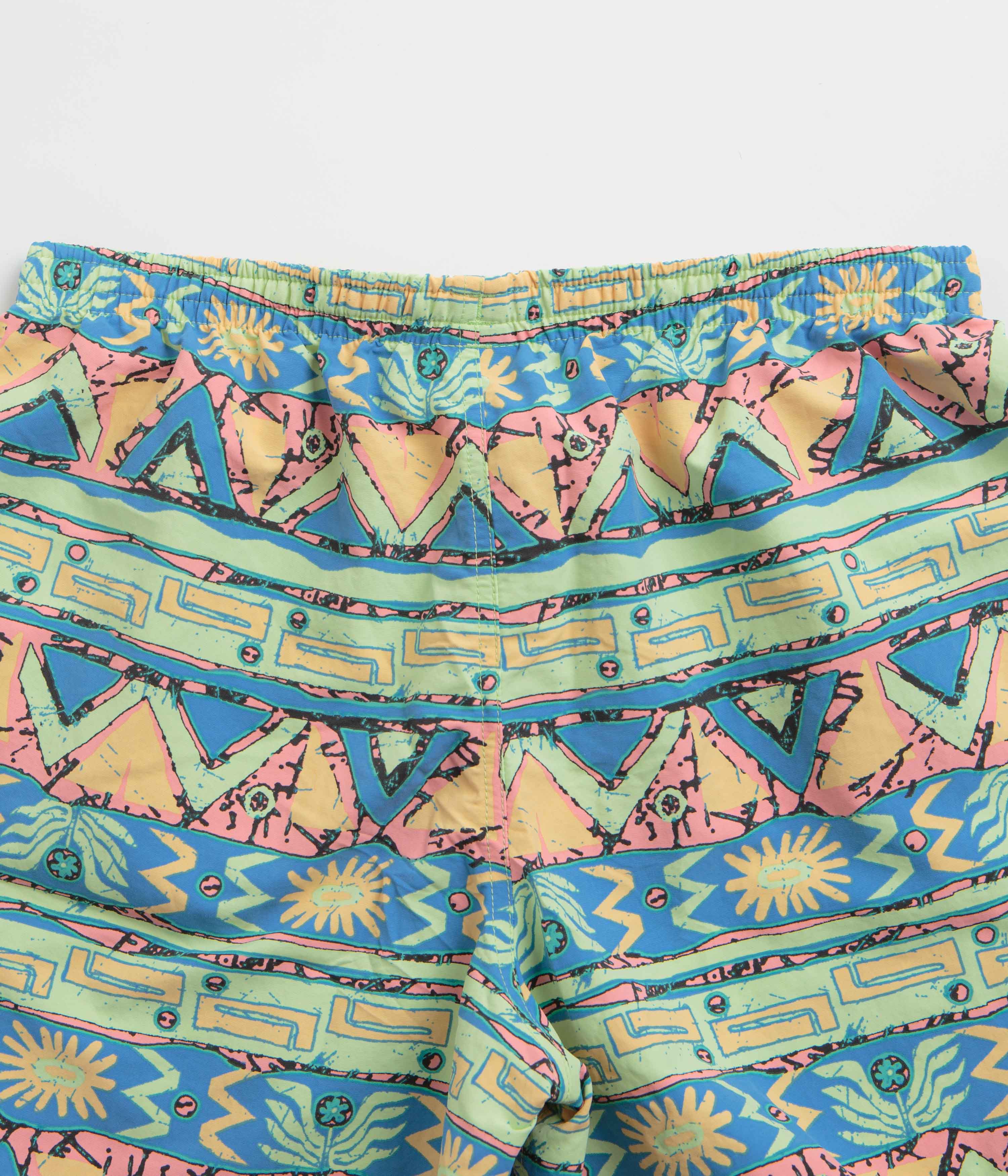 Patagonia Womens Baggies 5" Shorts - High Hopes Geo: Salamander Green - Image 6